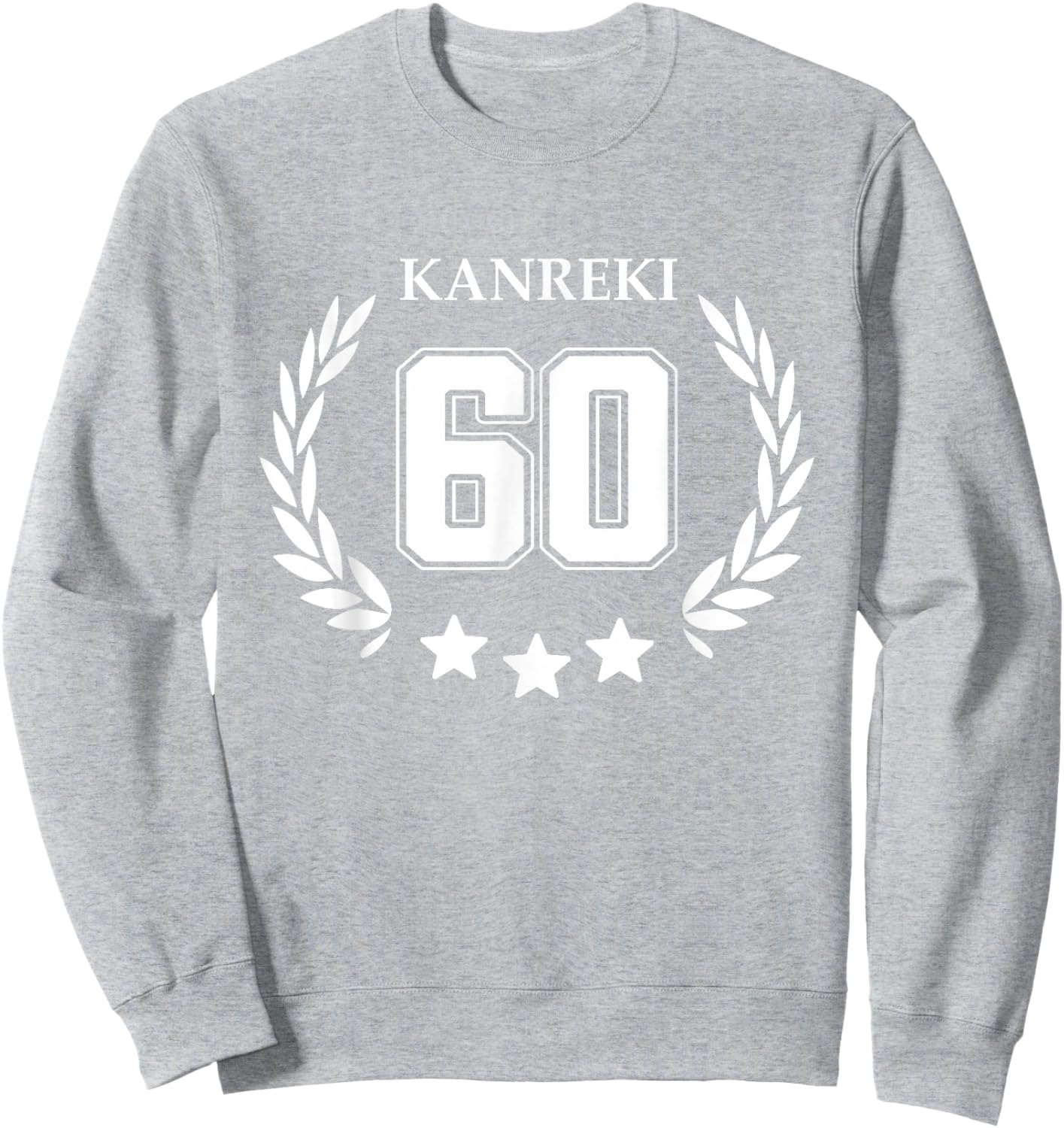 60th Birthday Celebration, , Women, Popular, Celebration, Red, Father, Mother, Grandfather, Grandmother, Chanchanko, Alternate 60th Birthday Sweatshirt - Sweatshirt | Ash
