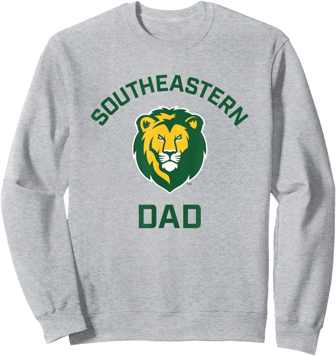 Southeastern Louisiana University Lions Arched Dad Sweatshirt - Sweatshirt | Ash