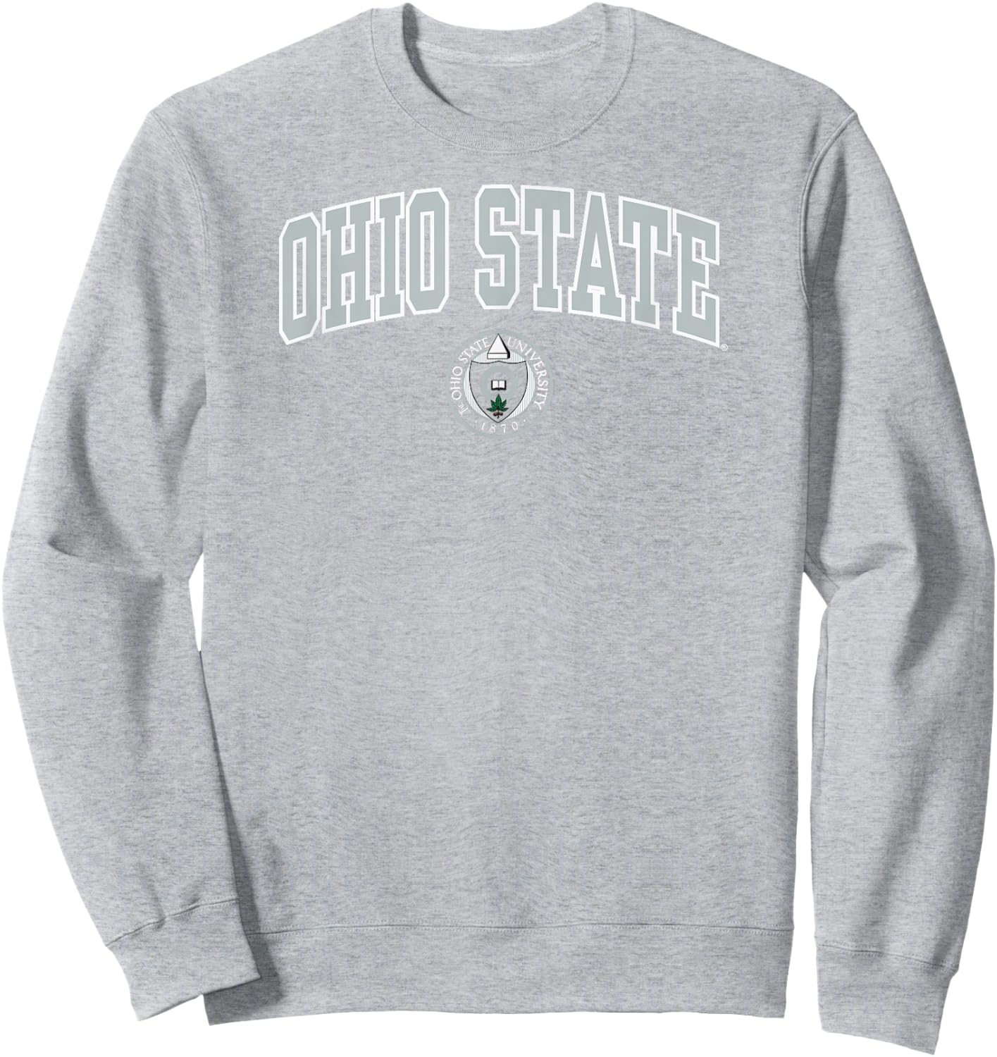 Ohio State Buckeyes Heritage Collection Arch Over Red Sweatshirt - Sweatshirt | Ash