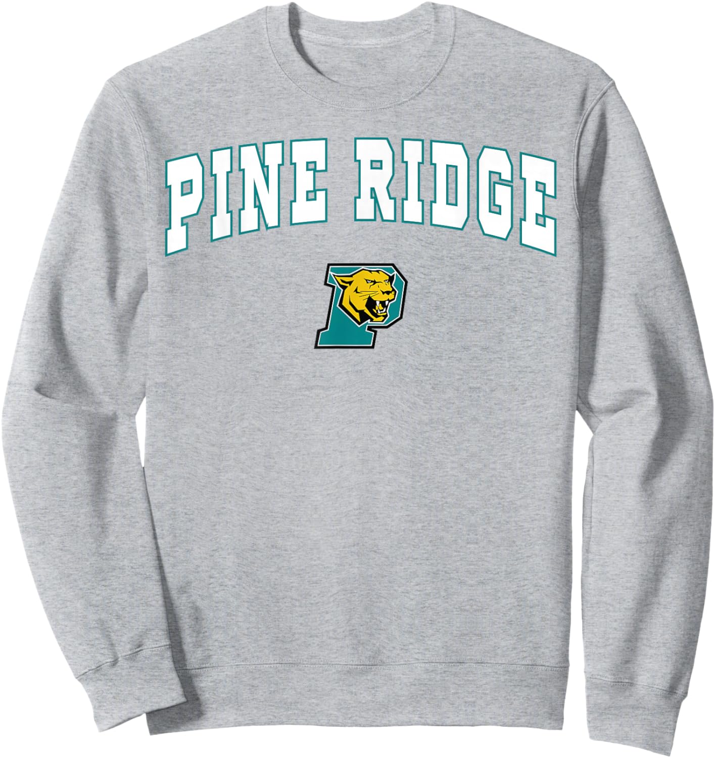 Pine Ridge High School Panthers Sweatshirt - Sweatshirt | Ash