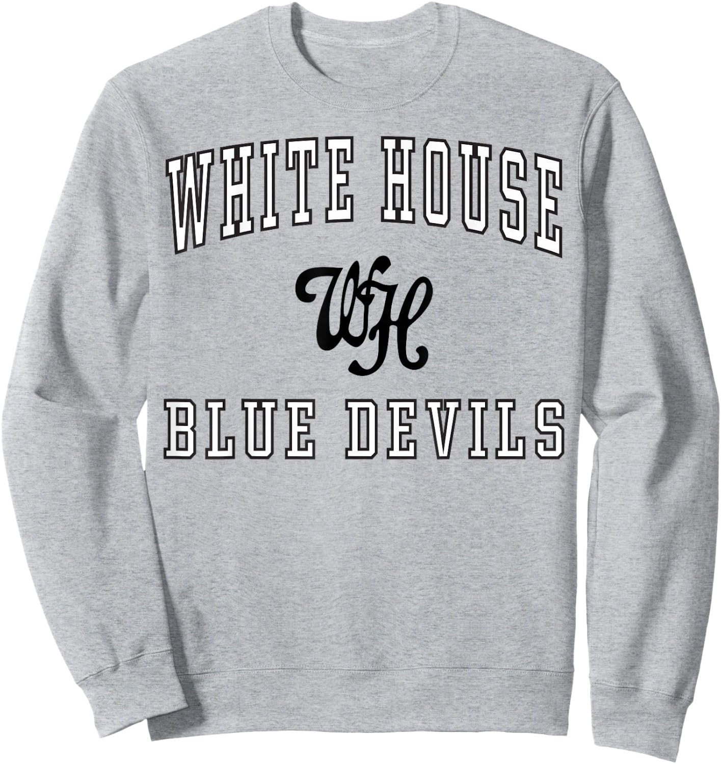 White House High School Blue Devils C1 Sweatshirt - Sweatshirt | Ash