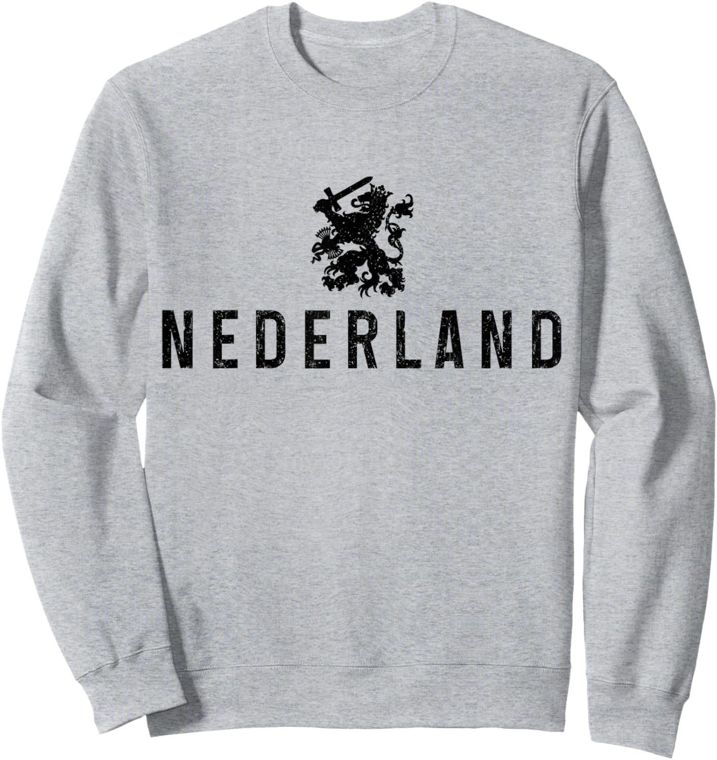 Nederland Netherlands Lion Dutch Holland Vintage Sweatshirt - Sweatshirt | Ash