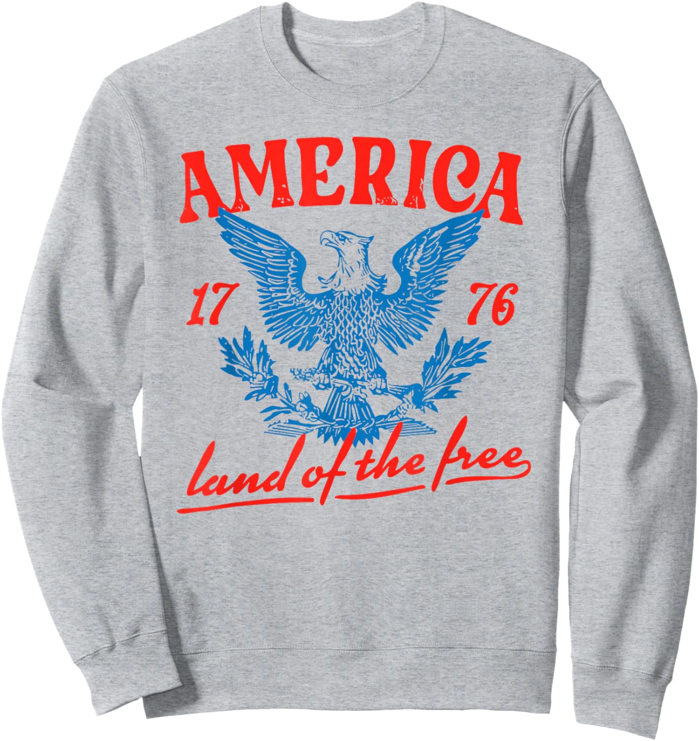 Funny 4th Of July America Land Of The Free Sweatshirt - Sweatshirt | Ash
