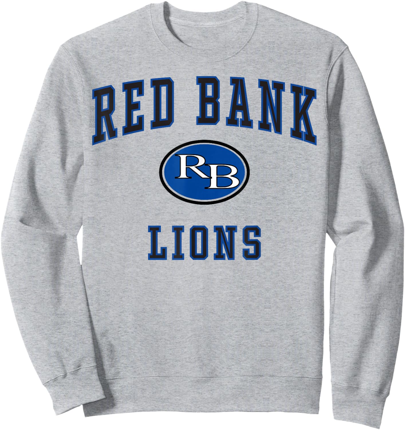 Red Bank High School Lions C1 Sweatshirt - Sweatshirt | Ash