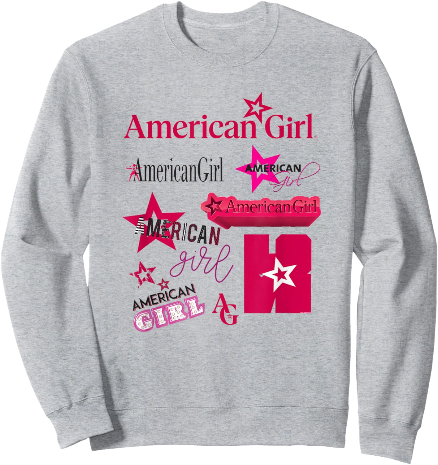 American Girl - Historic Logos Sweatshirt - Sweatshirt | Ash