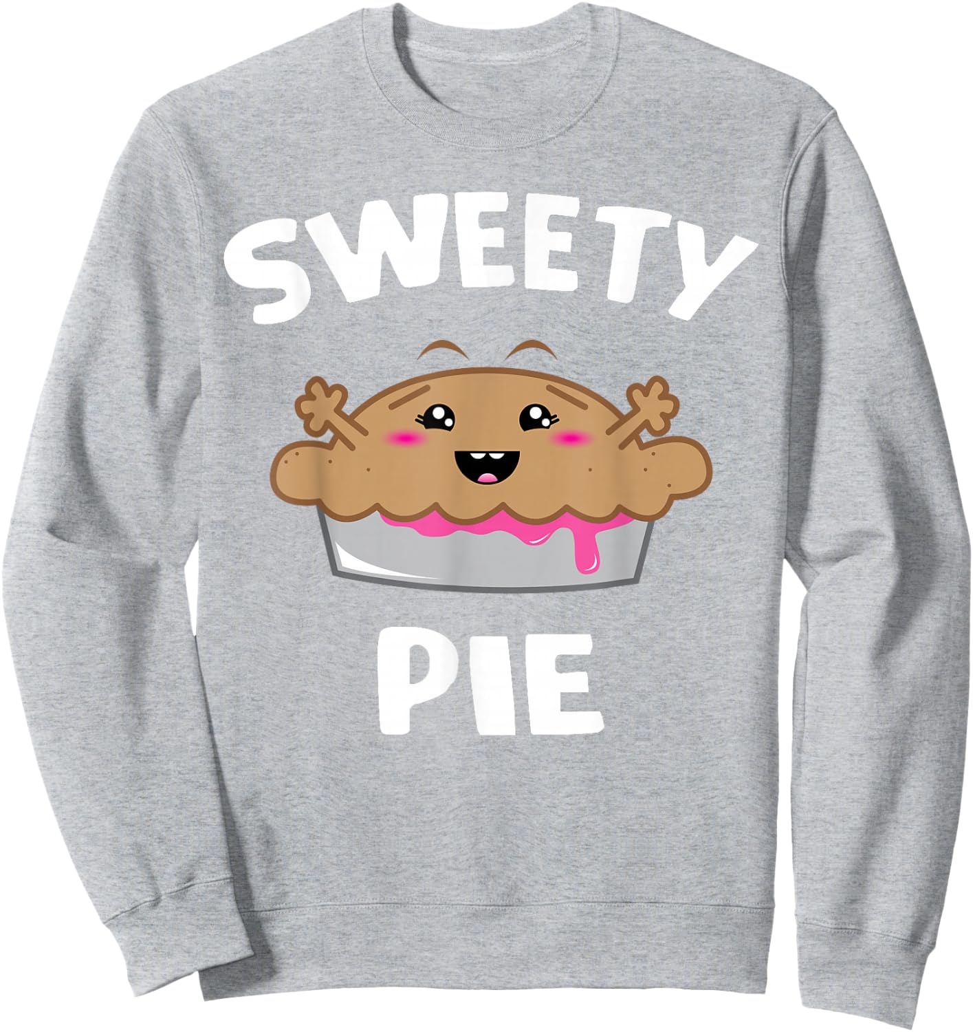 Sweety Pie - Cute Cartoon Sweetie Pie Sweatshirt - Sweatshirt | Ash