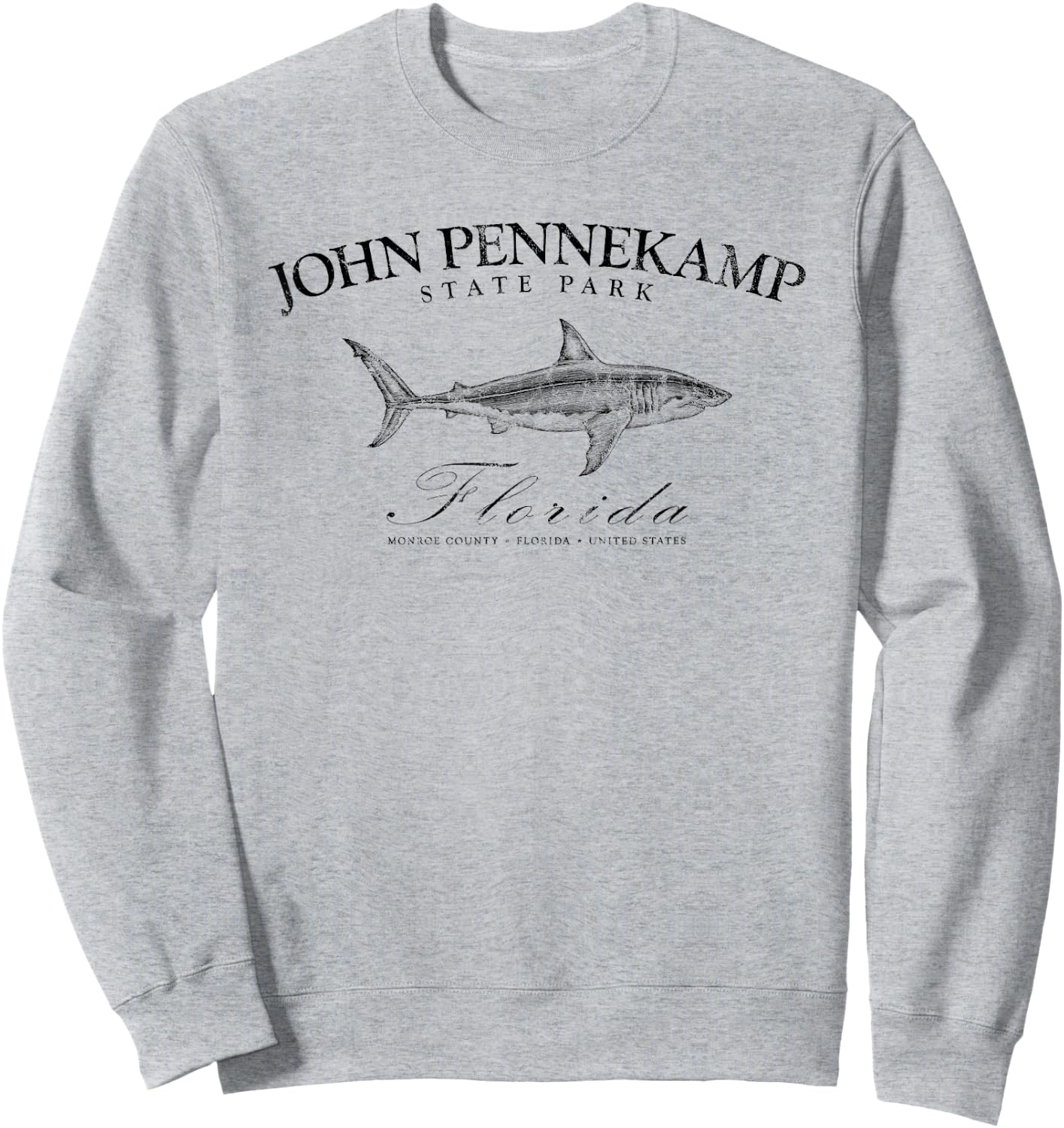John Pennekamp Coral Reef State Park Scuba Diving Fishing Sweatshirt - Sweatshirt | Ash