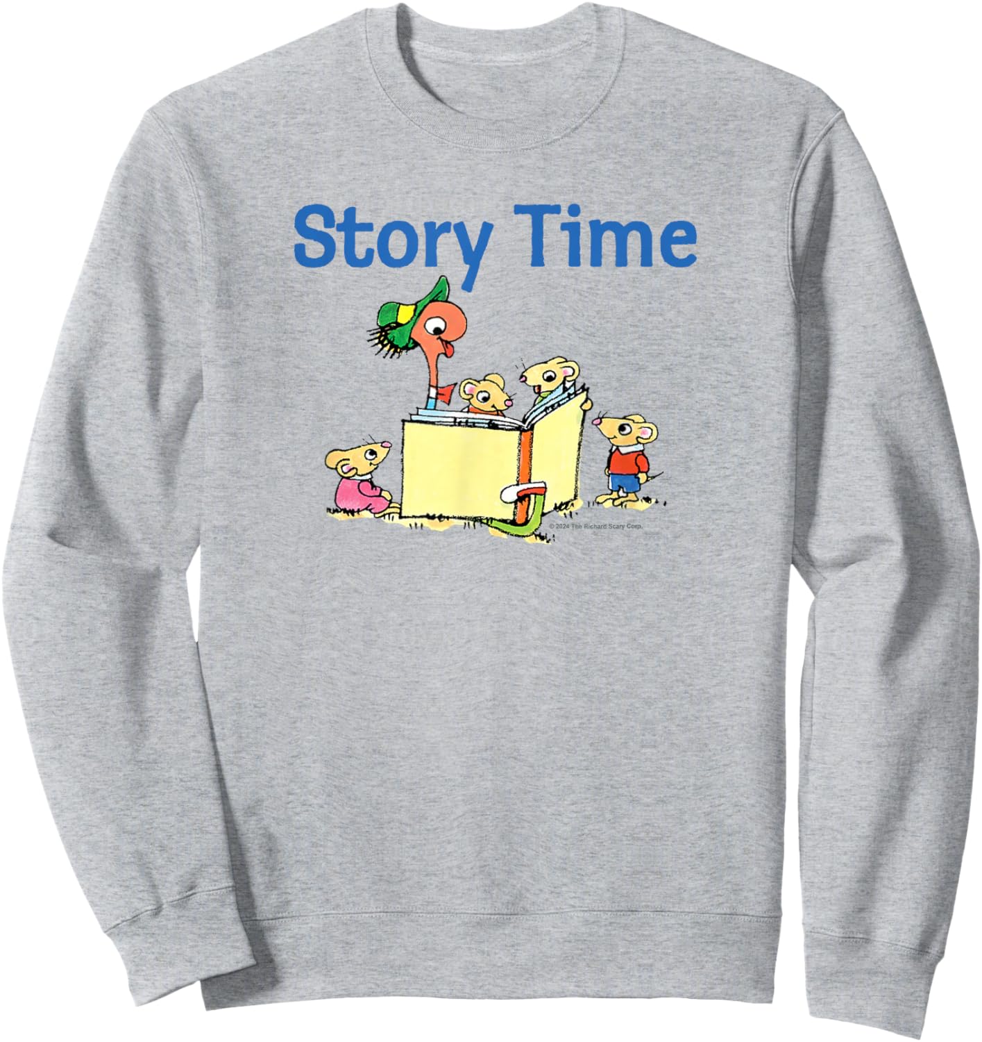 Richard Scarry Story Time Sweatshirt - Sweatshirt | Ash