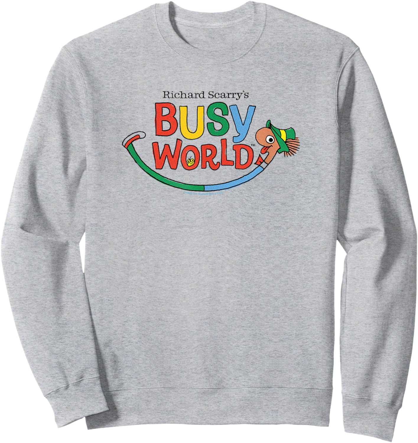 Richard Scarry Busy World Sweatshirt - Sweatshirt | Ash