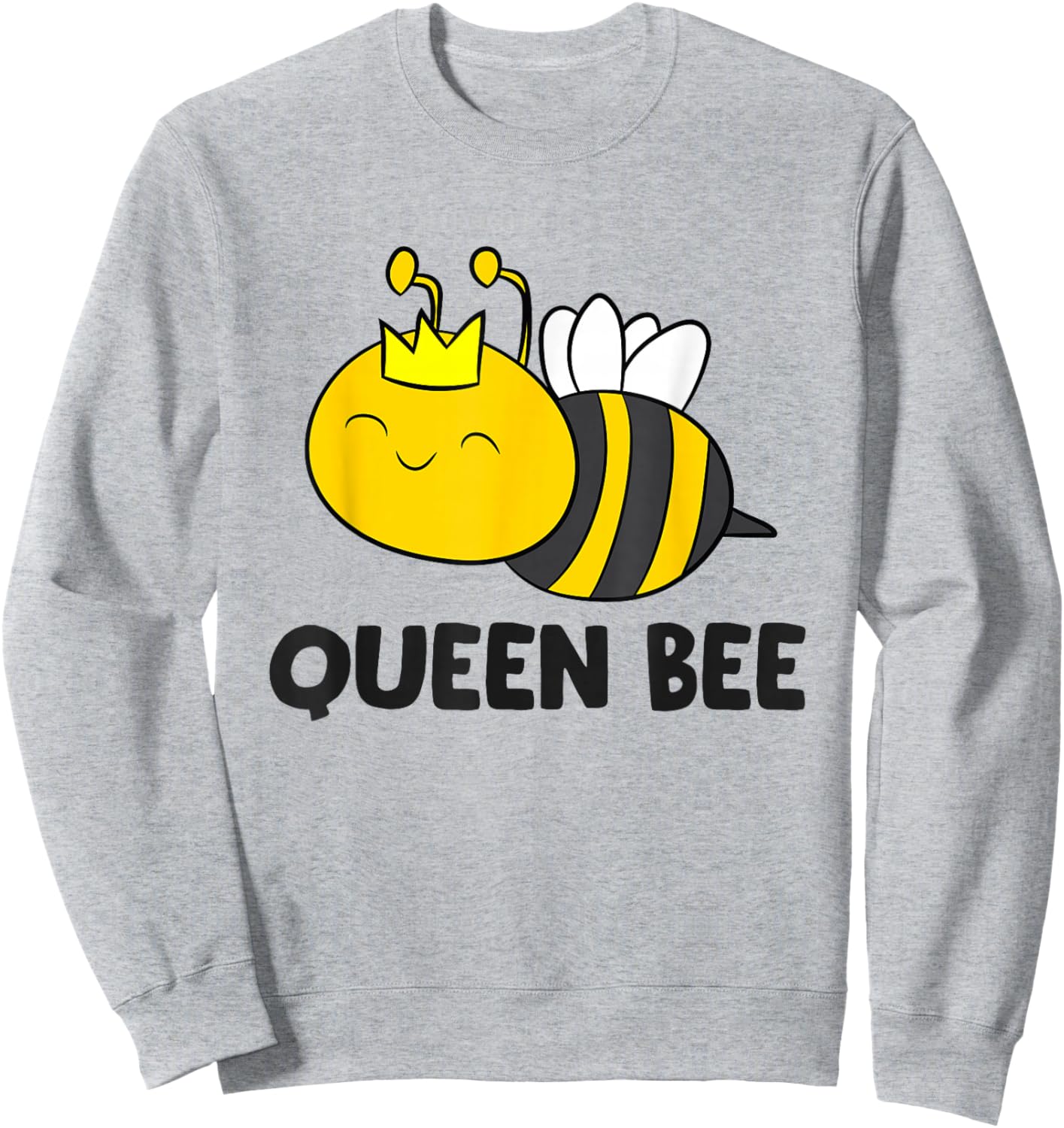 Queen Bee Funny Bee Sweatshirt - Sweatshirt | Ash