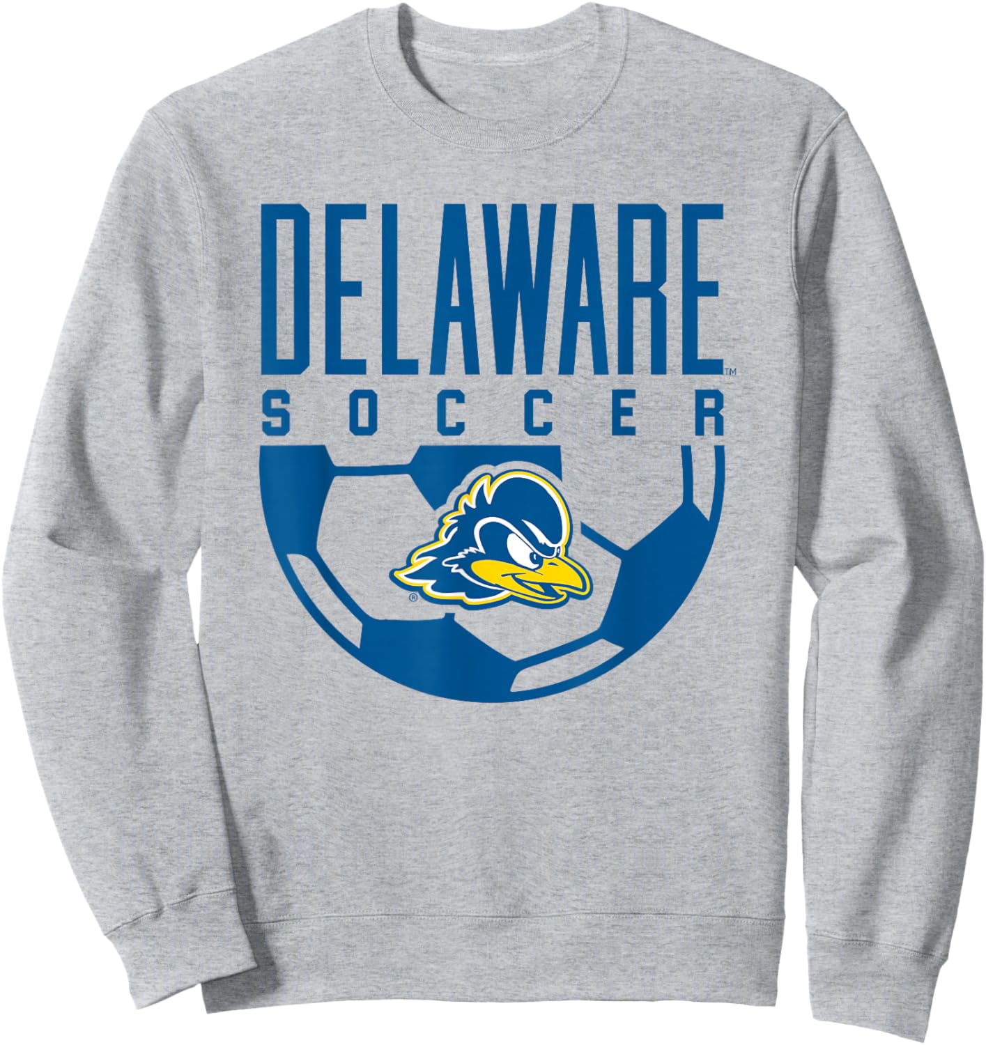 University of Delaware Blue Hens Soccer Arch Sweatshirt - Sweatshirt | Ash