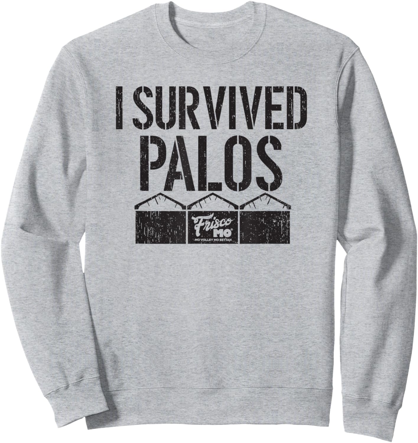 I Survived Palos Volleyball Sweatshirt - Sweatshirt | Ash