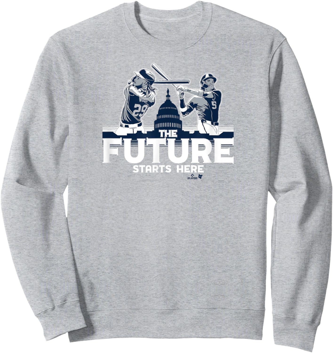 James Wood & CJ Abrams - Future Starts Here - DC Baseball Sweatshirt - Sweatshirt | Ash