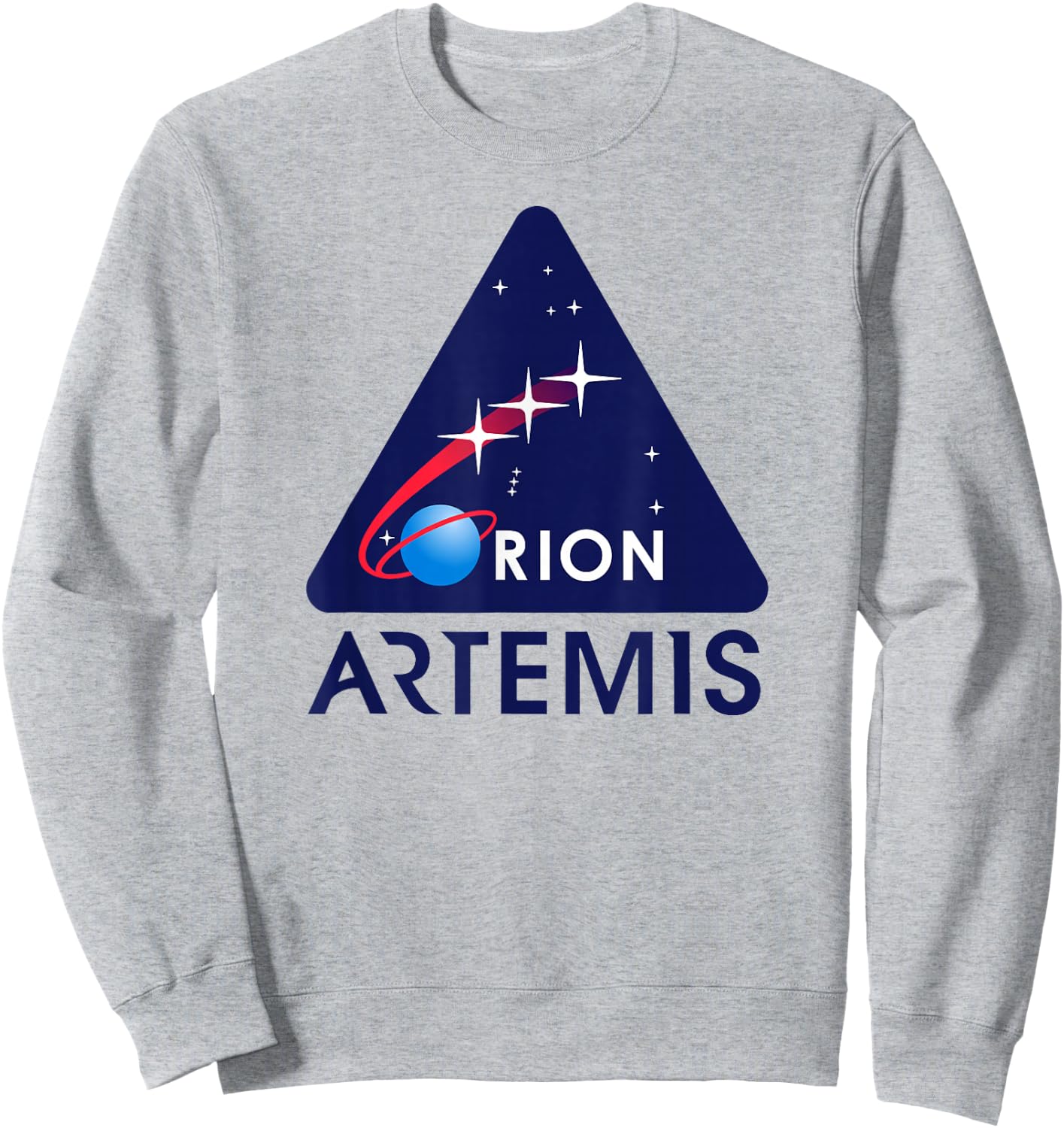 Artemis Mission 2 Astronaut Orion Patch Sweatshirt - Sweatshirt | Ash