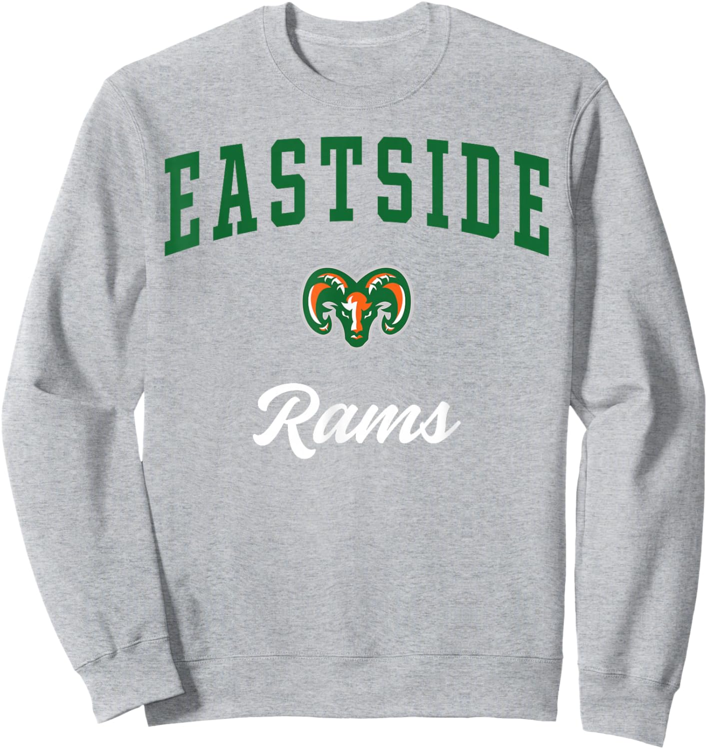 Eastside High School Rams Sweatshirt - Sweatshirt | Ash