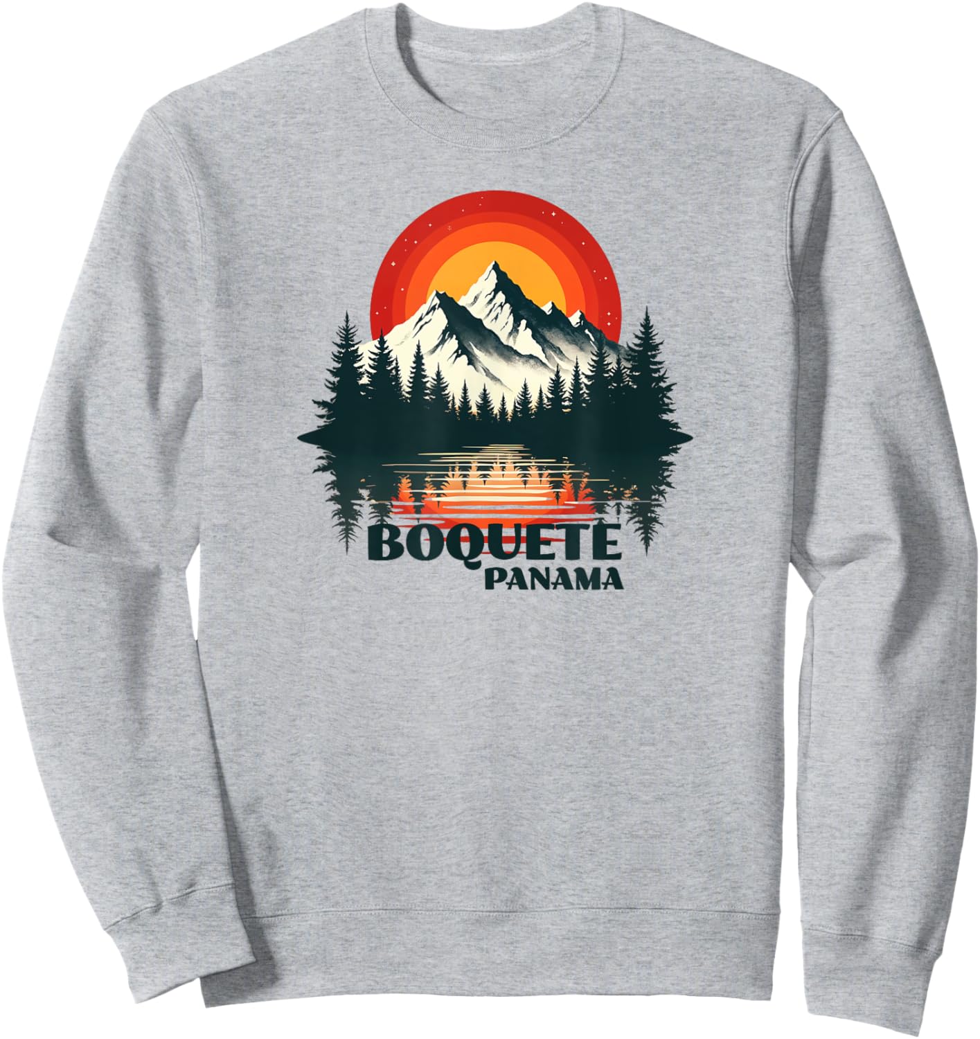 Boquete Panama Scenic Mountain Adventure Outdoor Design Sweatshirt - Sweatshirt | Ash