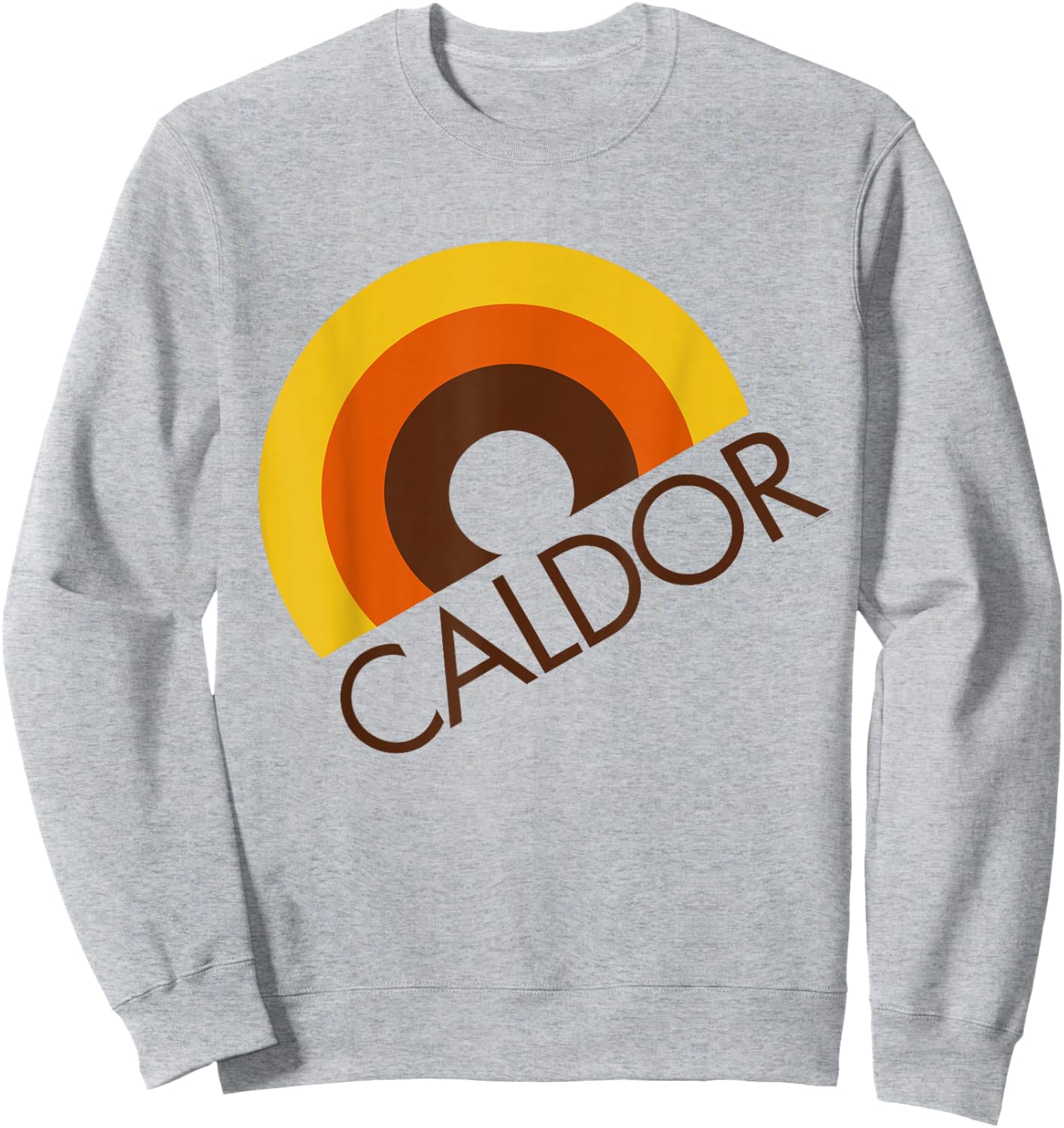 Caldor Department Store Vintage Retro Logo New England Sweatshirt - Sweatshirt | Ash
