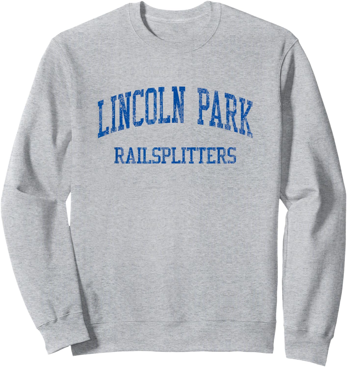 Lincoln Park High School HS Lincoln Park MI Vintage Sports Sweatshirt - Sweatshirt | Ash