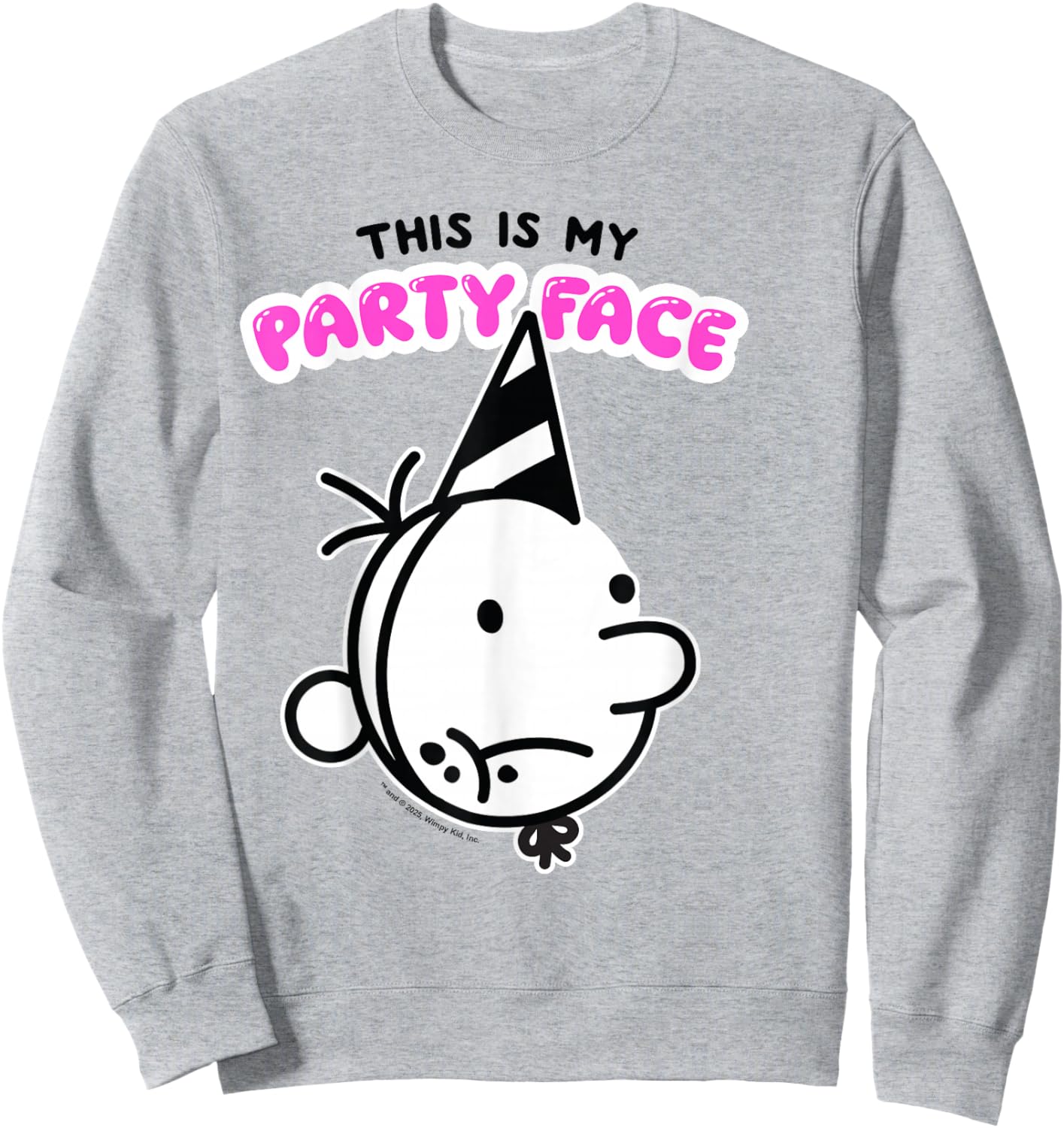 Diary of a Wimpy Kid Party Face Sweatshirt - Sweatshirt | Ash