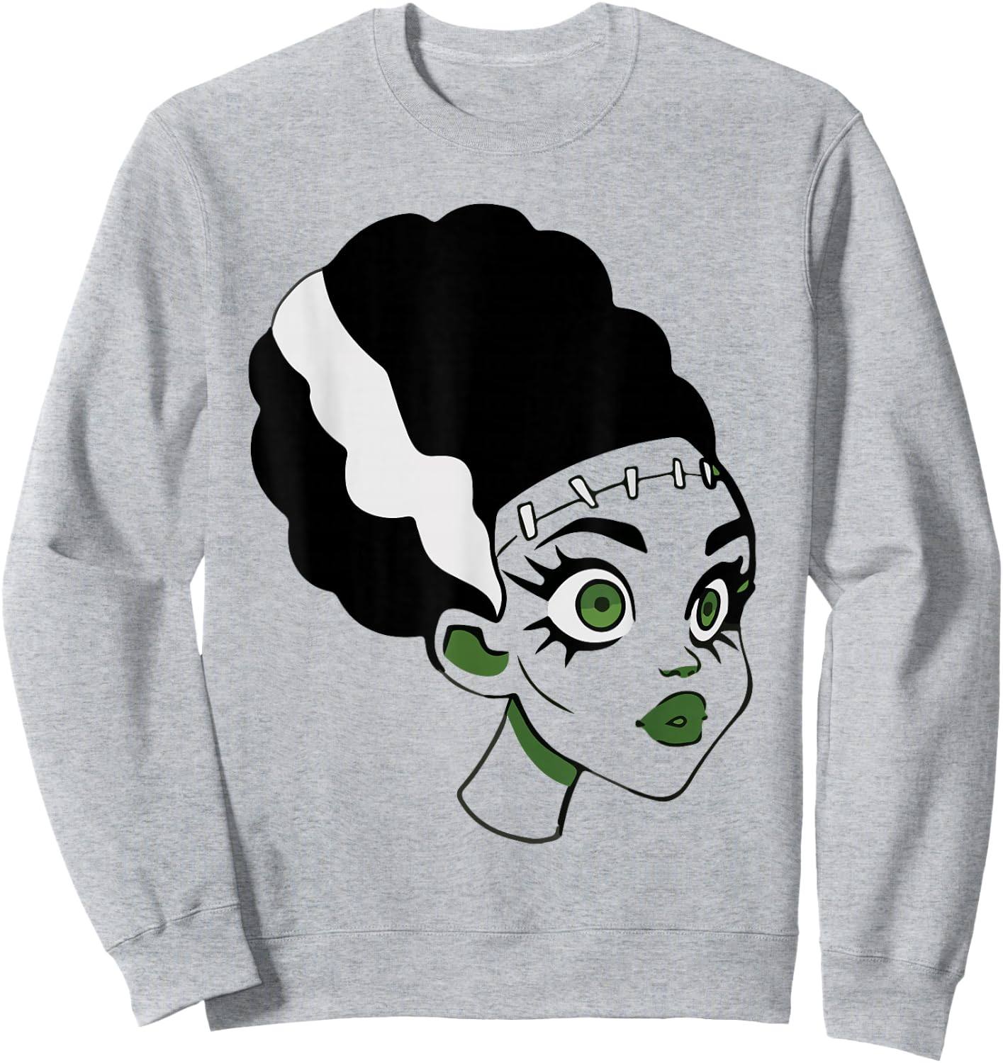 Frankenstein's Bride Monster Halloween Costume Sweatshirt - Sweatshirt | Ash