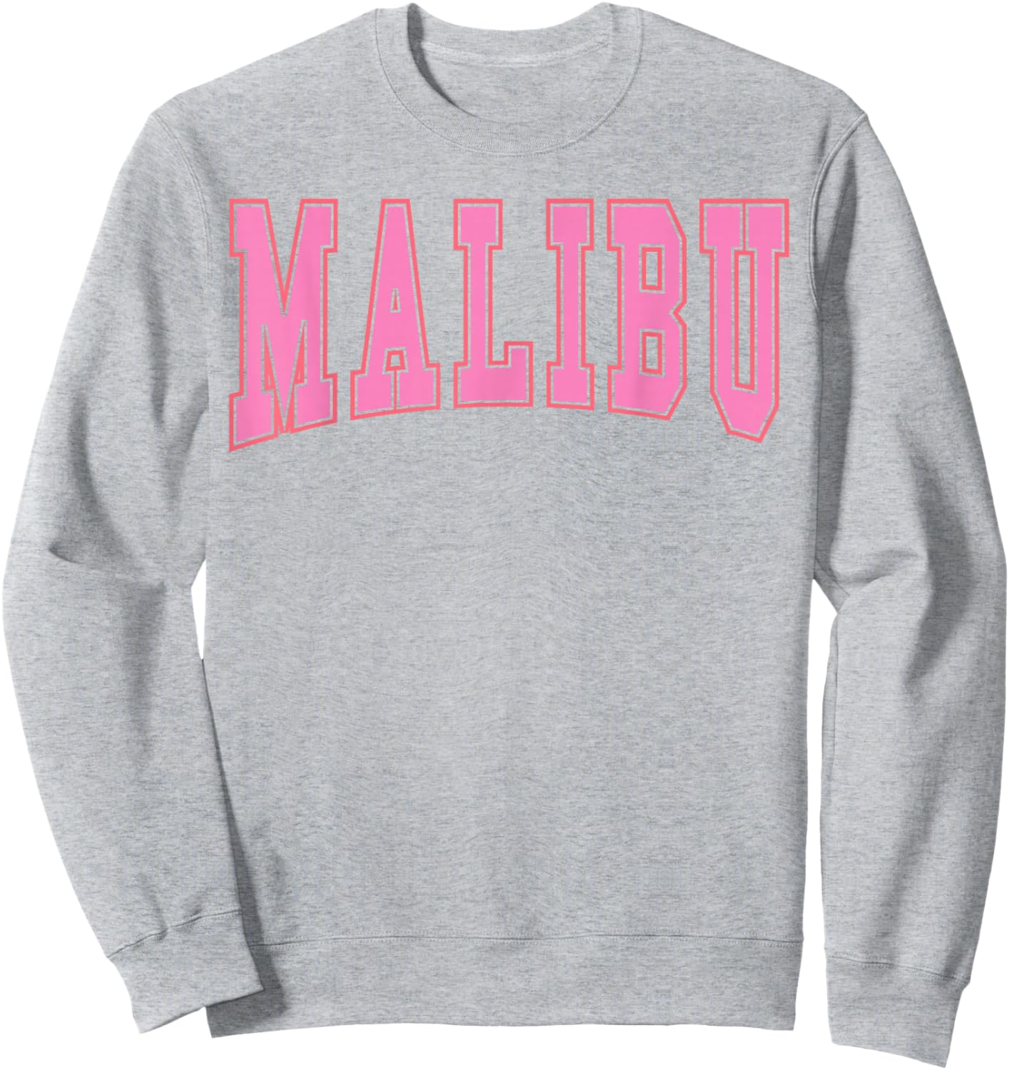 Preppy Varsity Pink Malibu California Teen Girls Sweatshirt - Sweatshirt | Ash