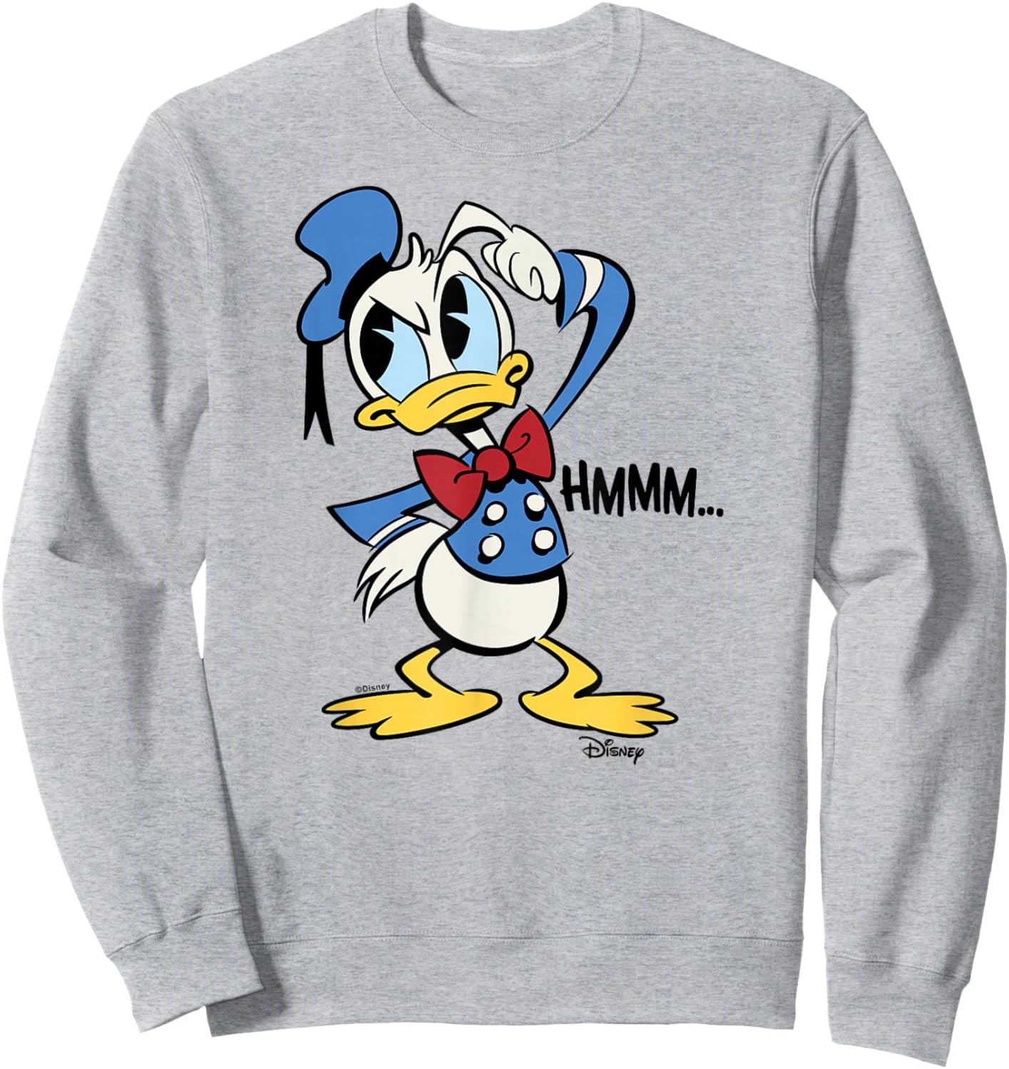 Donald Duck - Hmmm Donald Sweatshirt - Sweatshirt | Ash