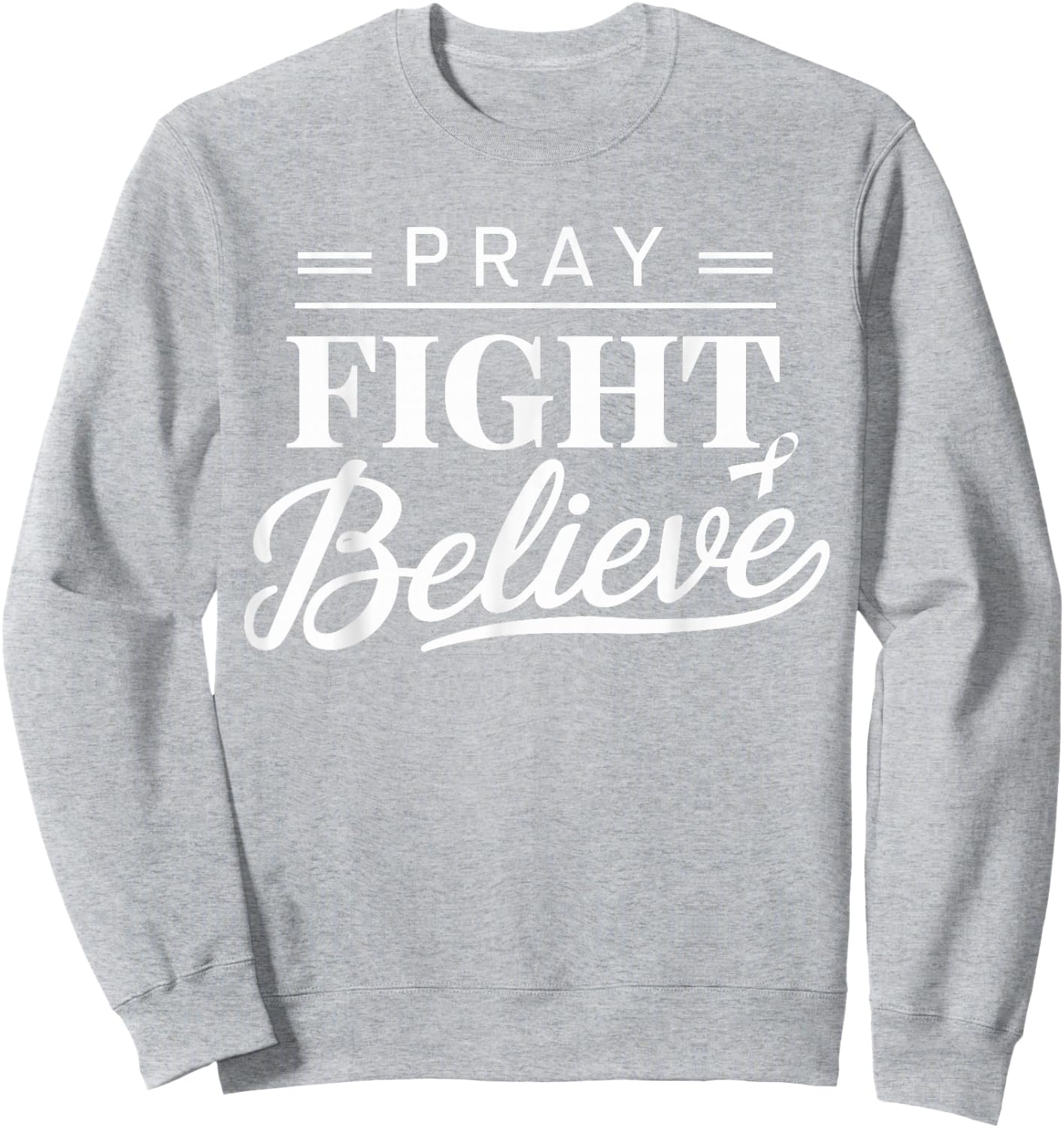 October Women Pink Ribbon Breast Cancer Awareness Sweatshirt - Sweatshirt | Ash