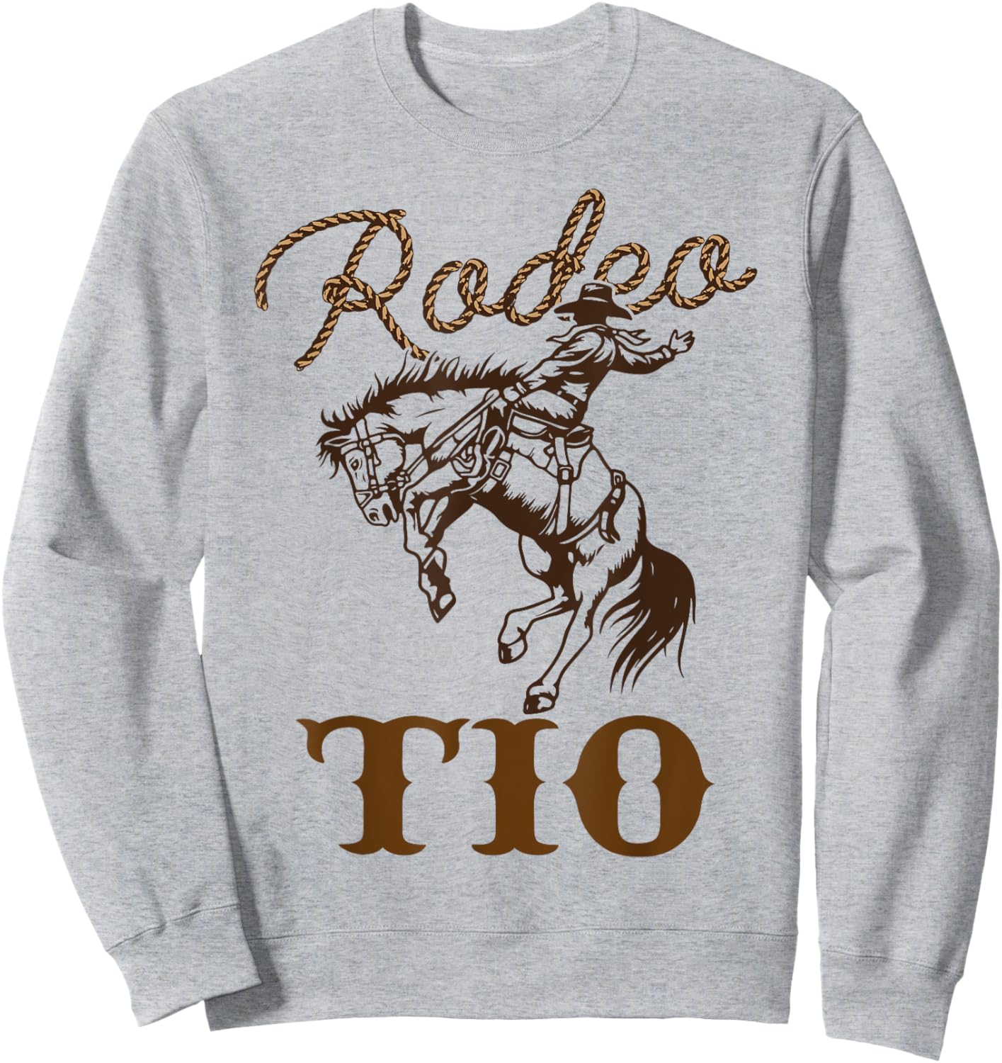 Tio Birthday Cowboy Cowgirl Western Rodeo Uncle Bday Party Sweatshirt - Sweatshirt | Ash