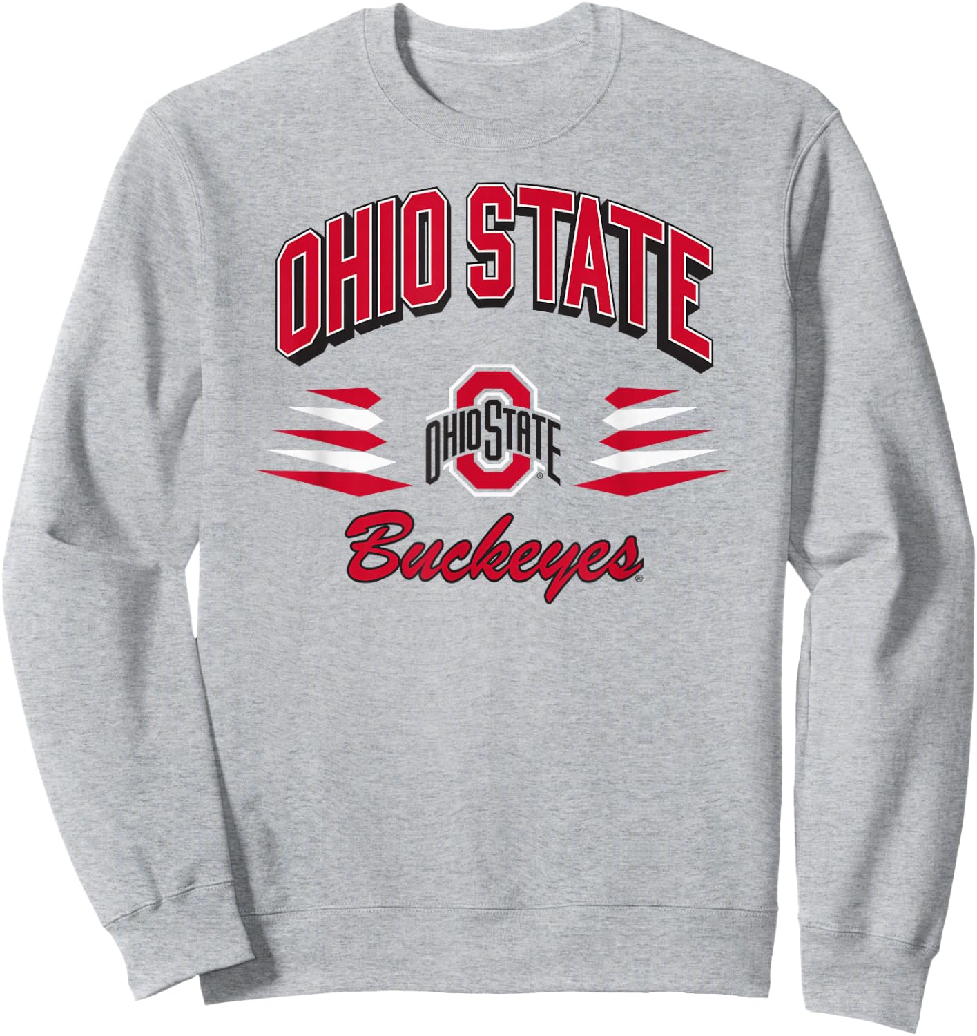 Ohio State Buckeyes Diamond Gray Officially Licensed Sweatshirt - Sweatshirt | Ash