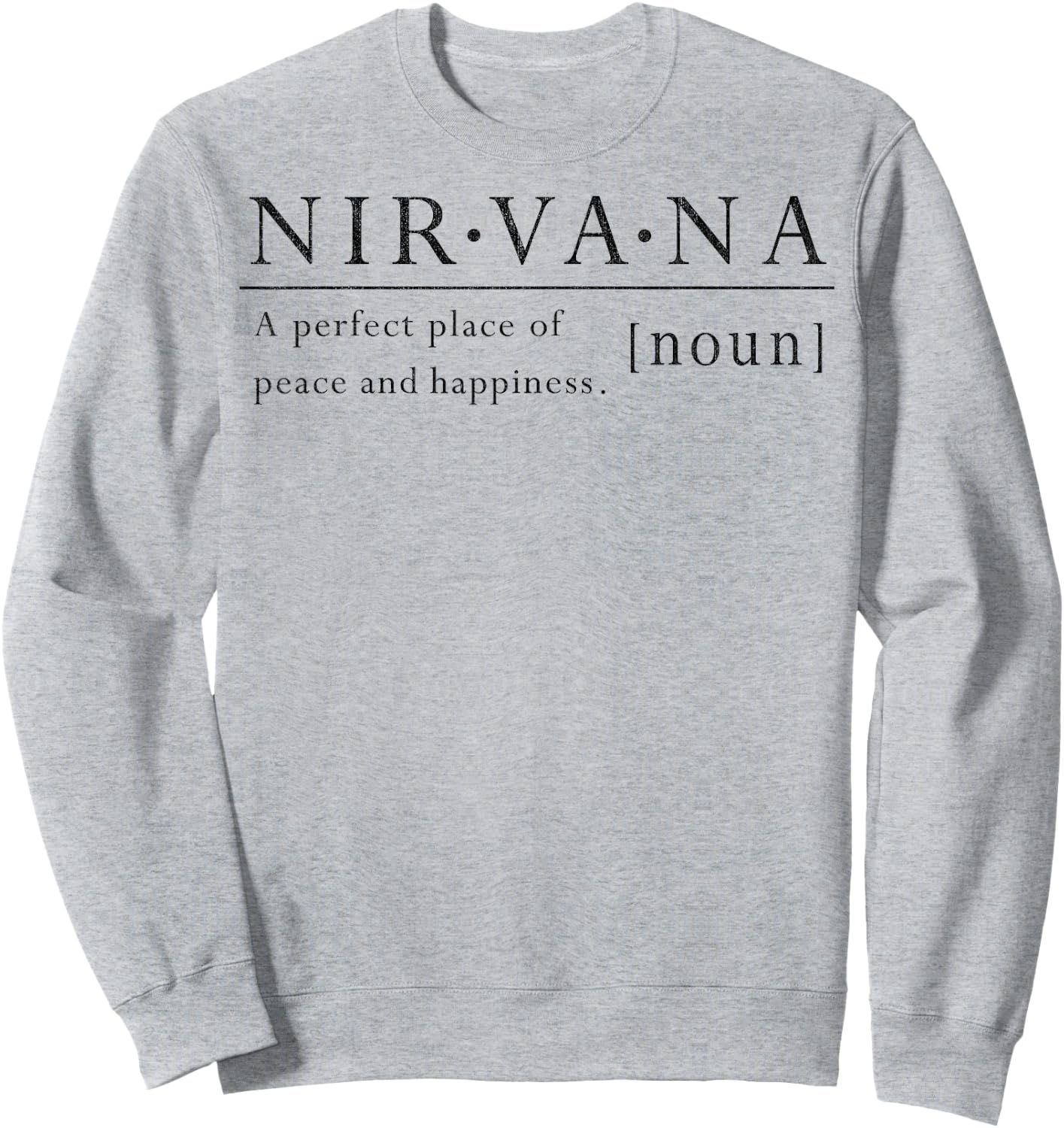 Nirvana Simple Definition Sweatshirt - Sweatshirt | Ash