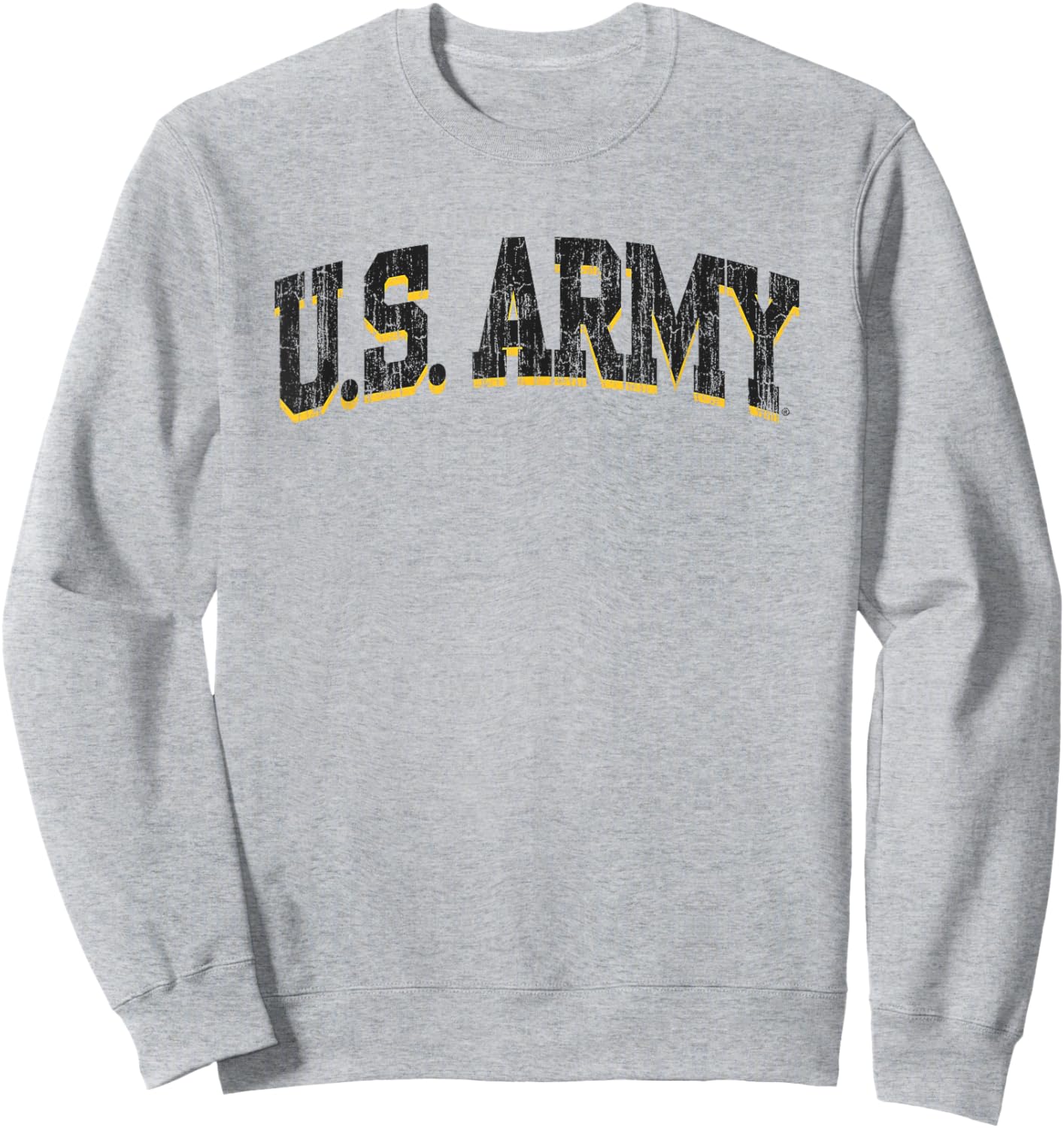 U.S. Army Military Vintage Gray Officially Licensed Sweatshirt - Sweatshirt | Ash