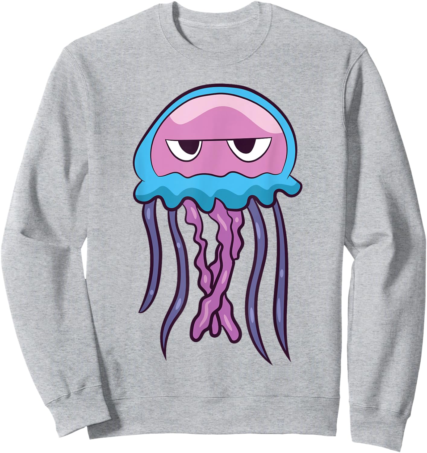 Funny Jellyfish Ocean Love Aquarium Jellyfish Sweatshirt - Sweatshirt | Ash