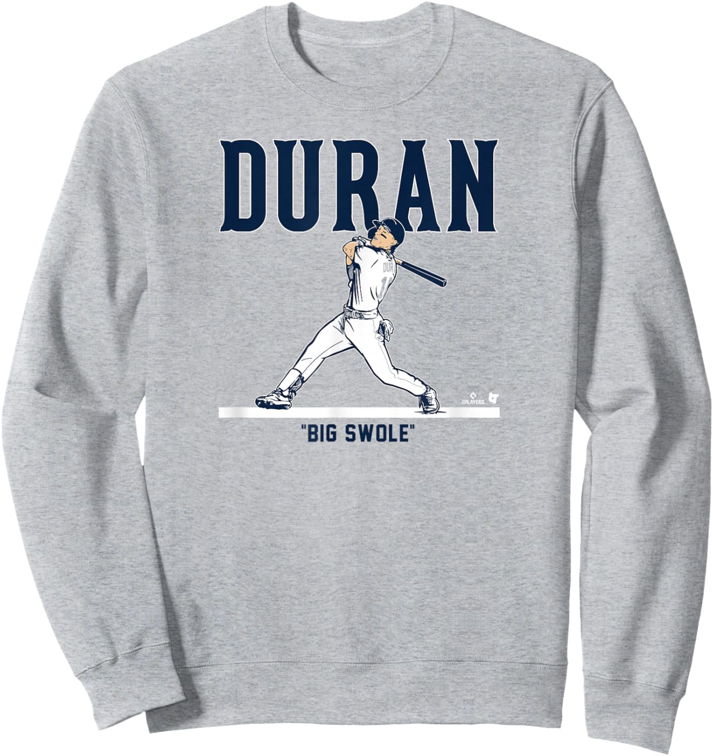 Jarren Duran - Big Swole - Boston Baseball Sweatshirt - Sweatshirt | Ash