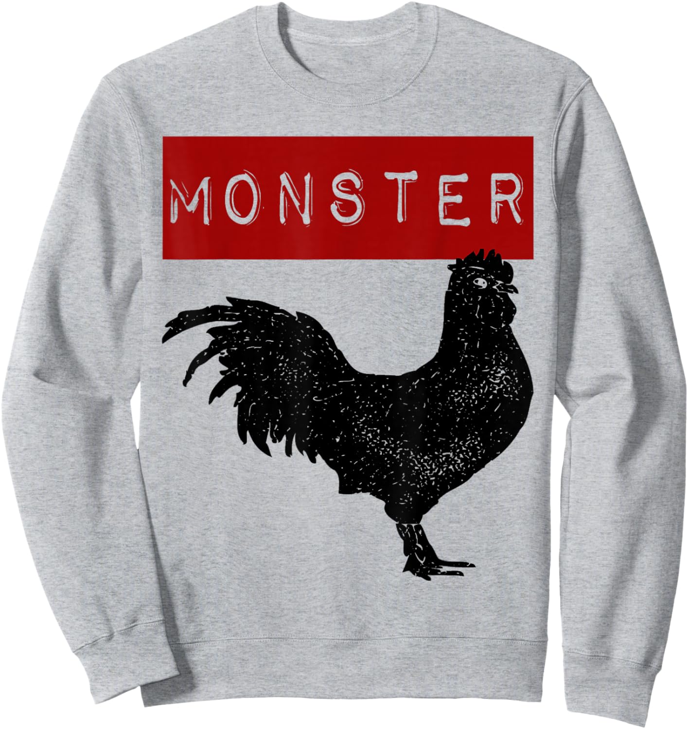Monster Cock Big Dick Energy Sweatshirt - Sweatshirt | Ash