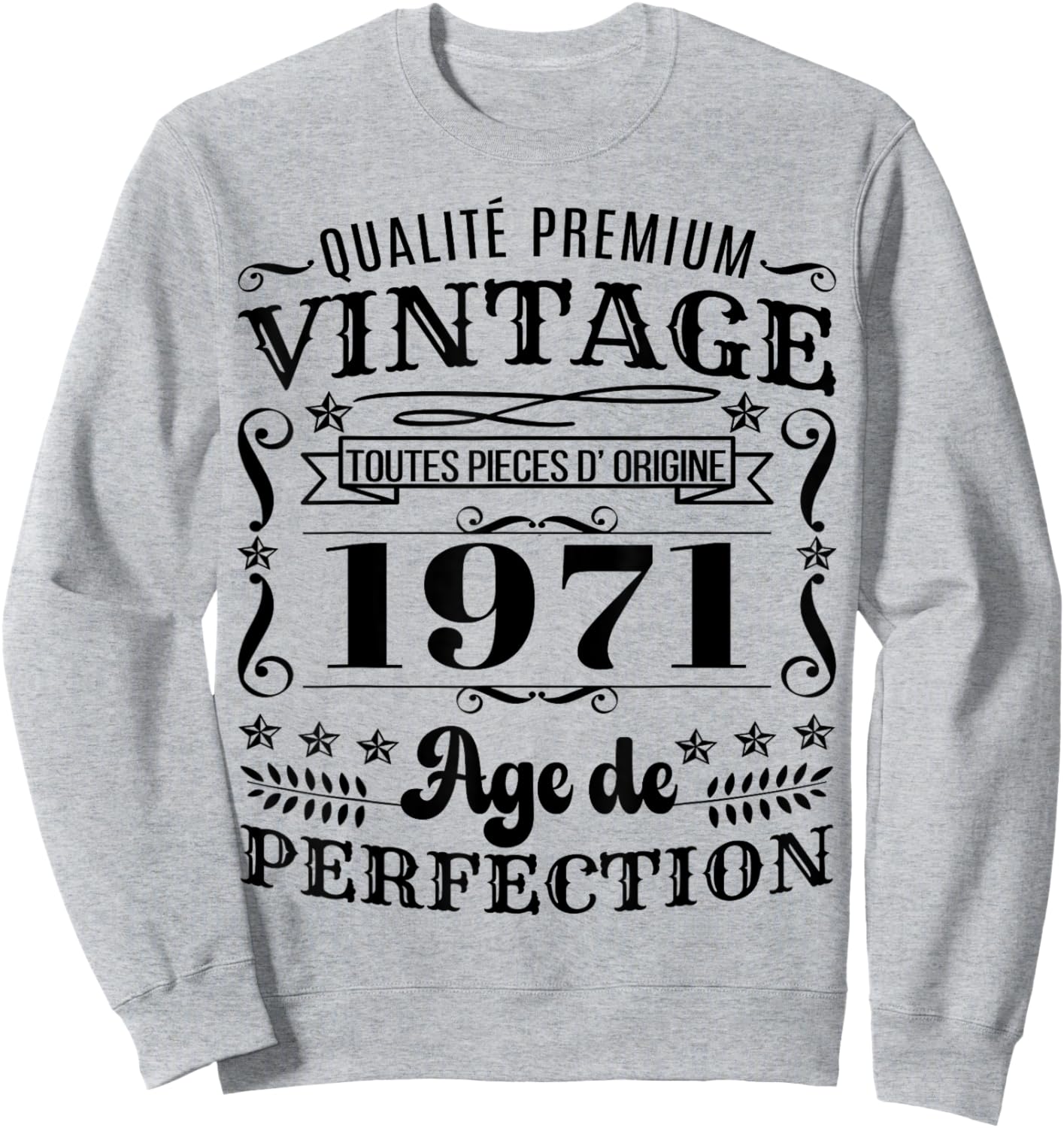 Vintage 1971 Édition Limitée Cadeau Année De Naissance 1971 Sweatshirt - Sweatshirt | Ash
