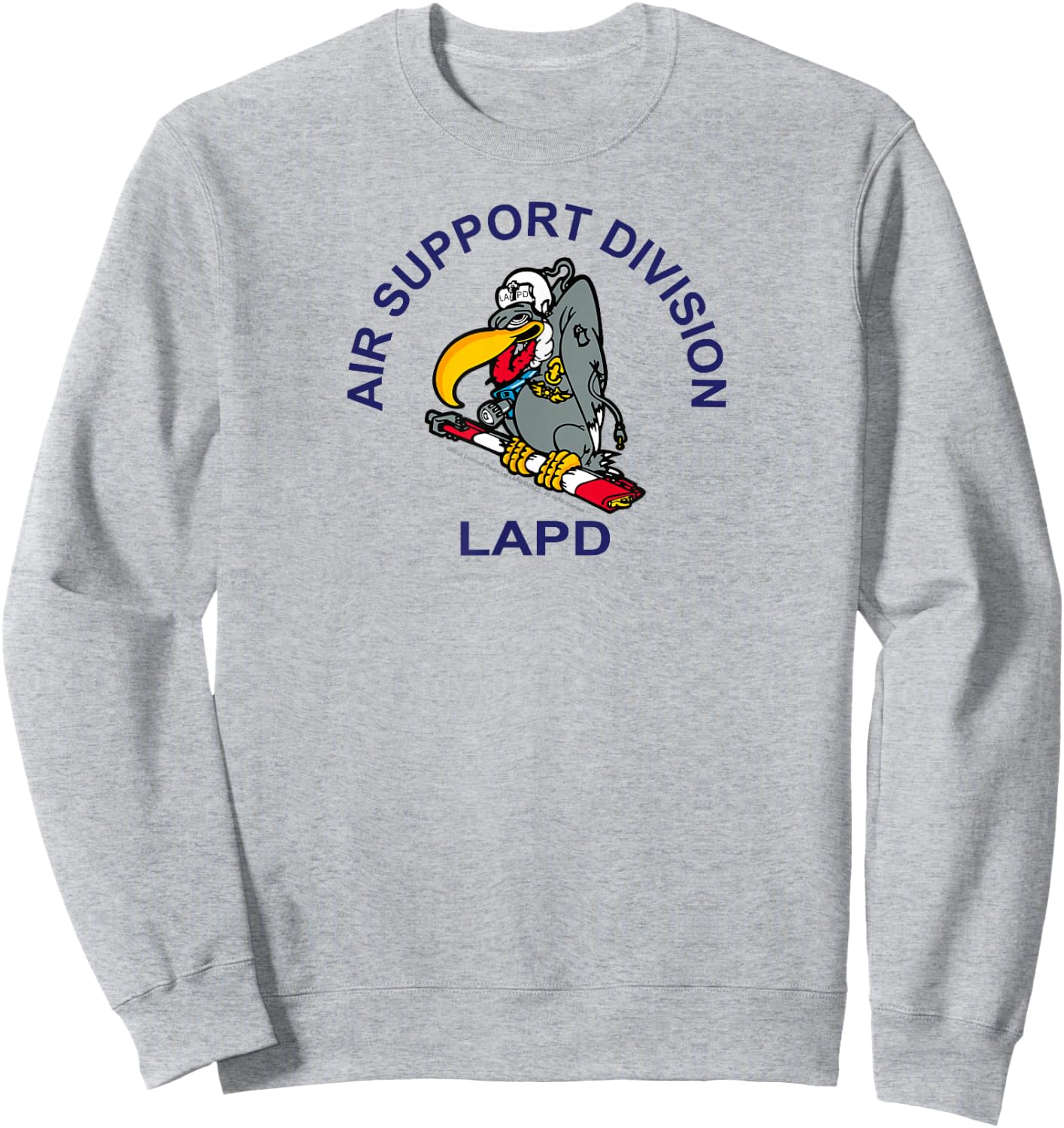 LAPD Air Support Division Sweatshirt - Sweatshirt | Ash