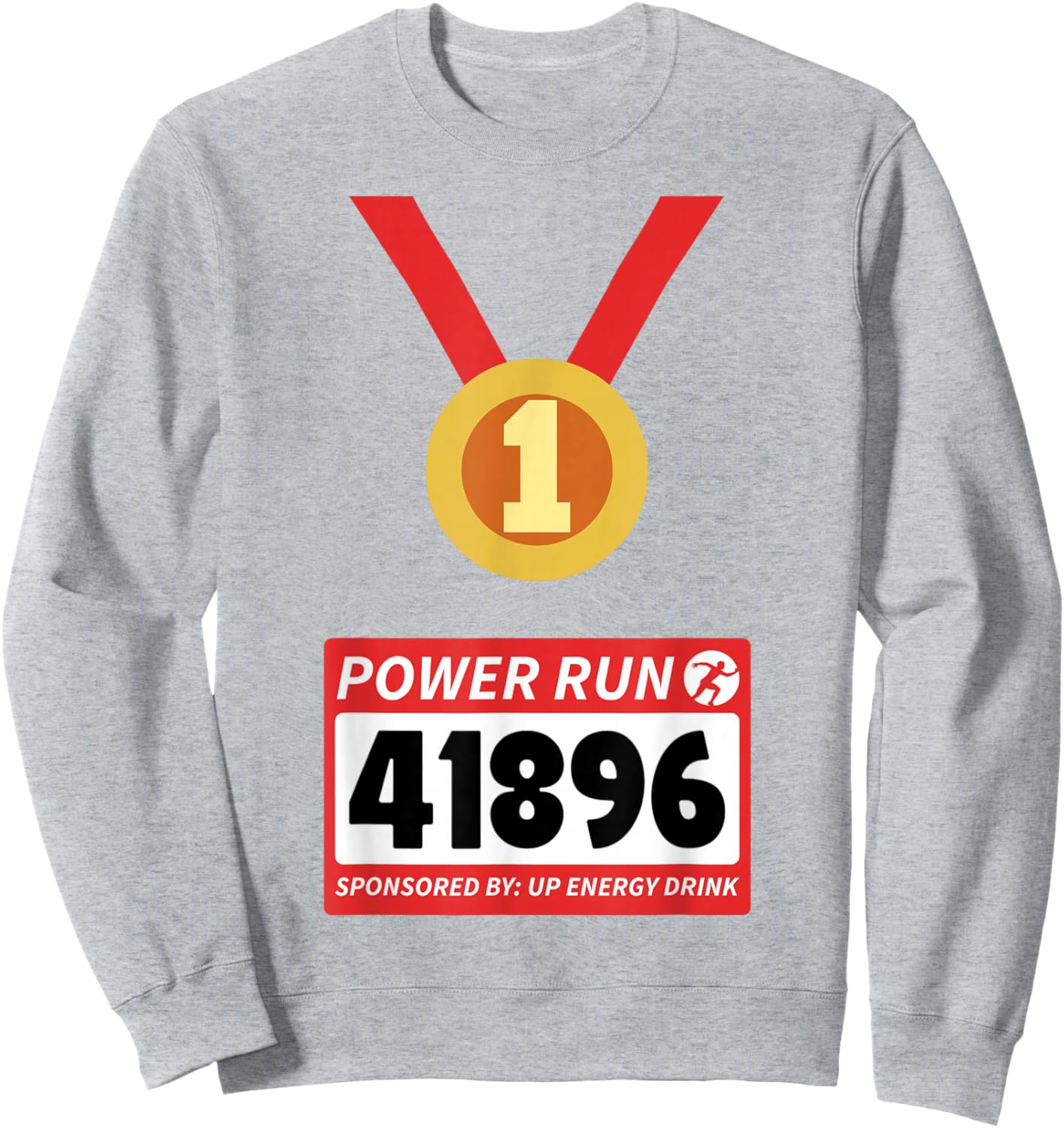 Running Runner Half Marathon Halloween Costume Sweatshirt - Sweatshirt | Ash