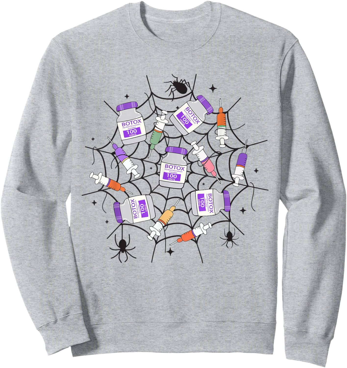 Botox Nurse Injector Halloween Filler Botox Dysport Dealer Sweatshirt - Sweatshirt | Ash