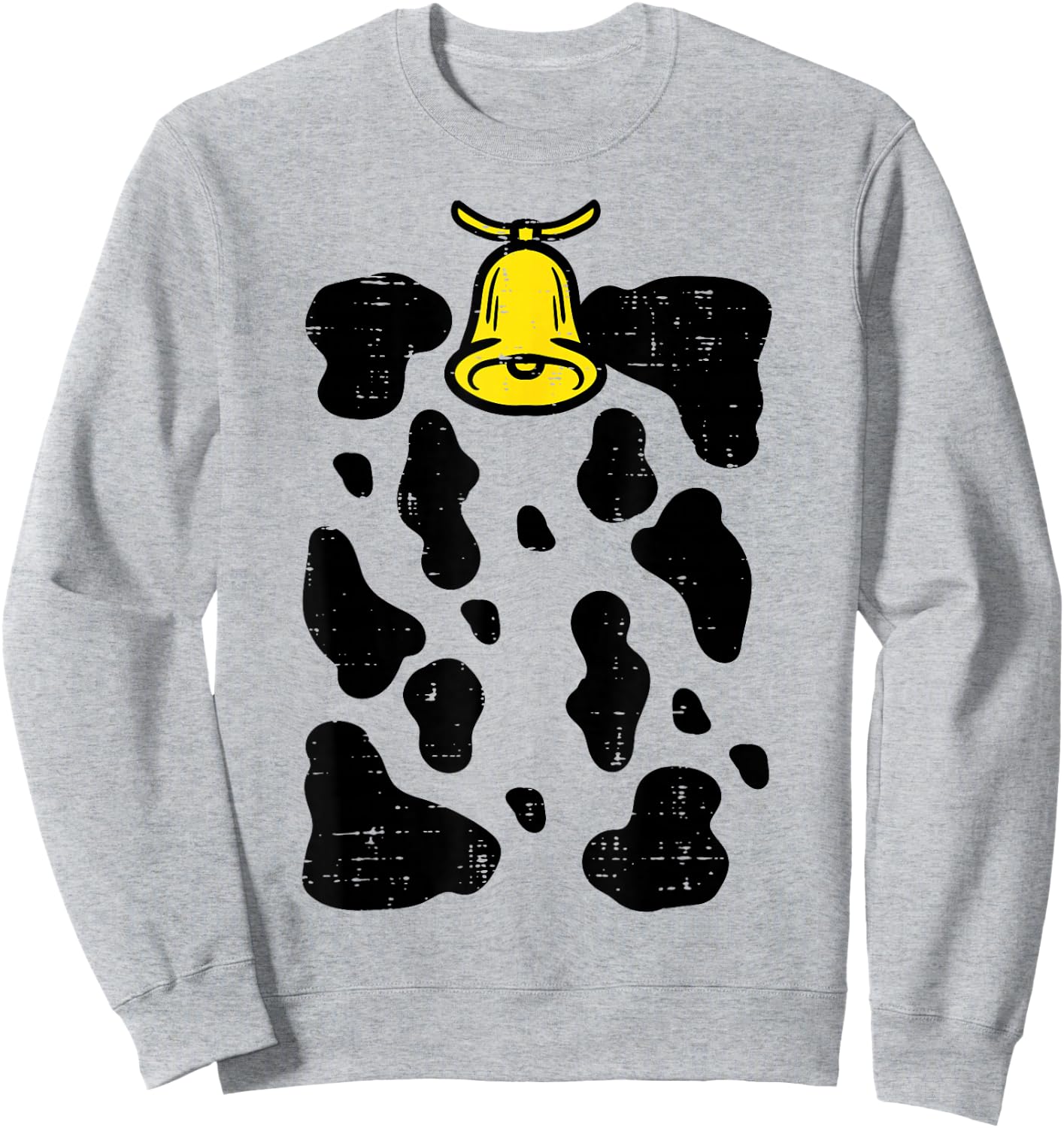 Cow Costume Funny Halloween Farm Animal Farmer Men Women Kid Sweatshirt - Sweatshirt | Ash