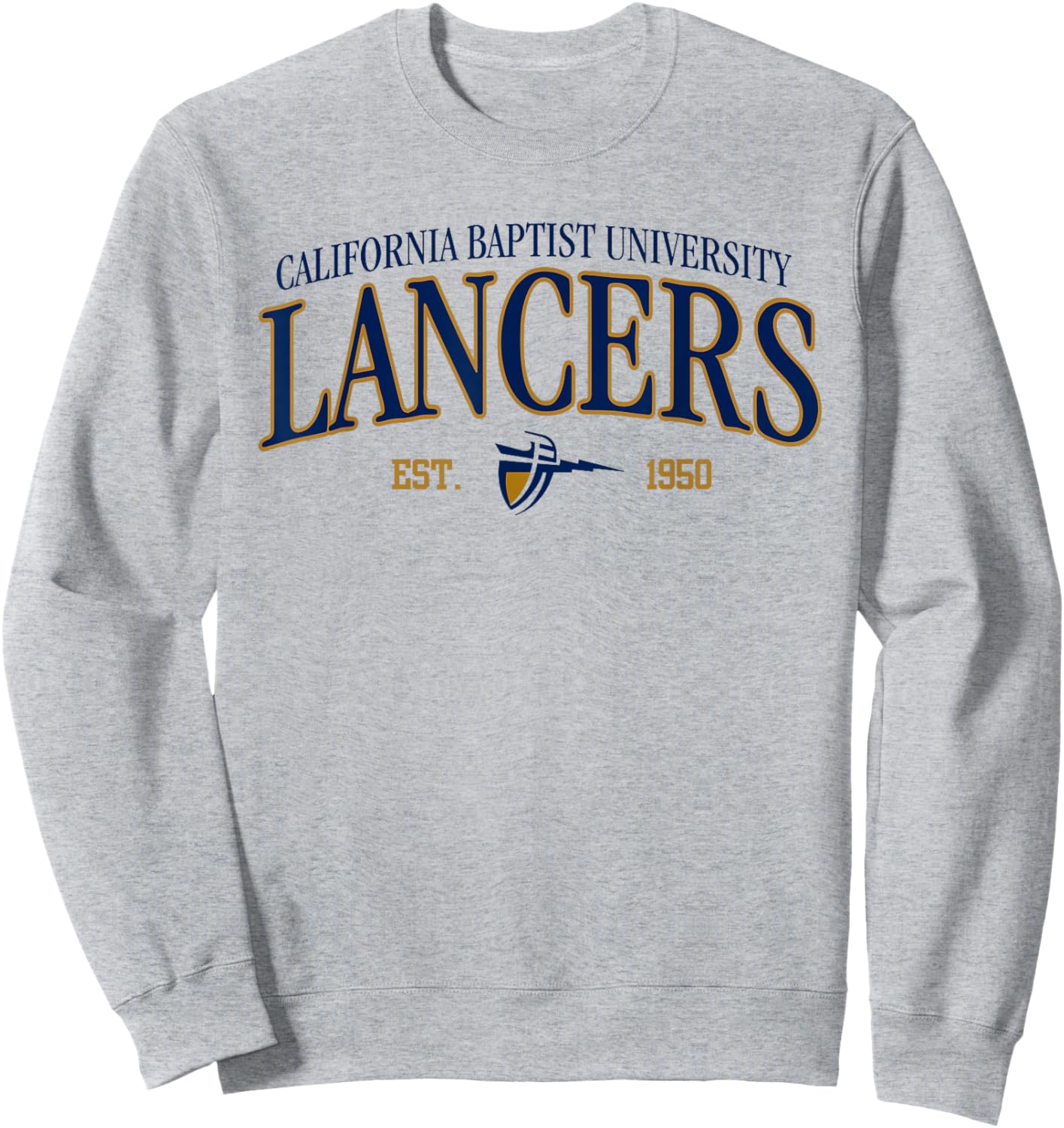 Cal Baptist Lancers | Official NCAA Merch | NCAFCBU05 Sweatshirt - Sweatshirt | Ash