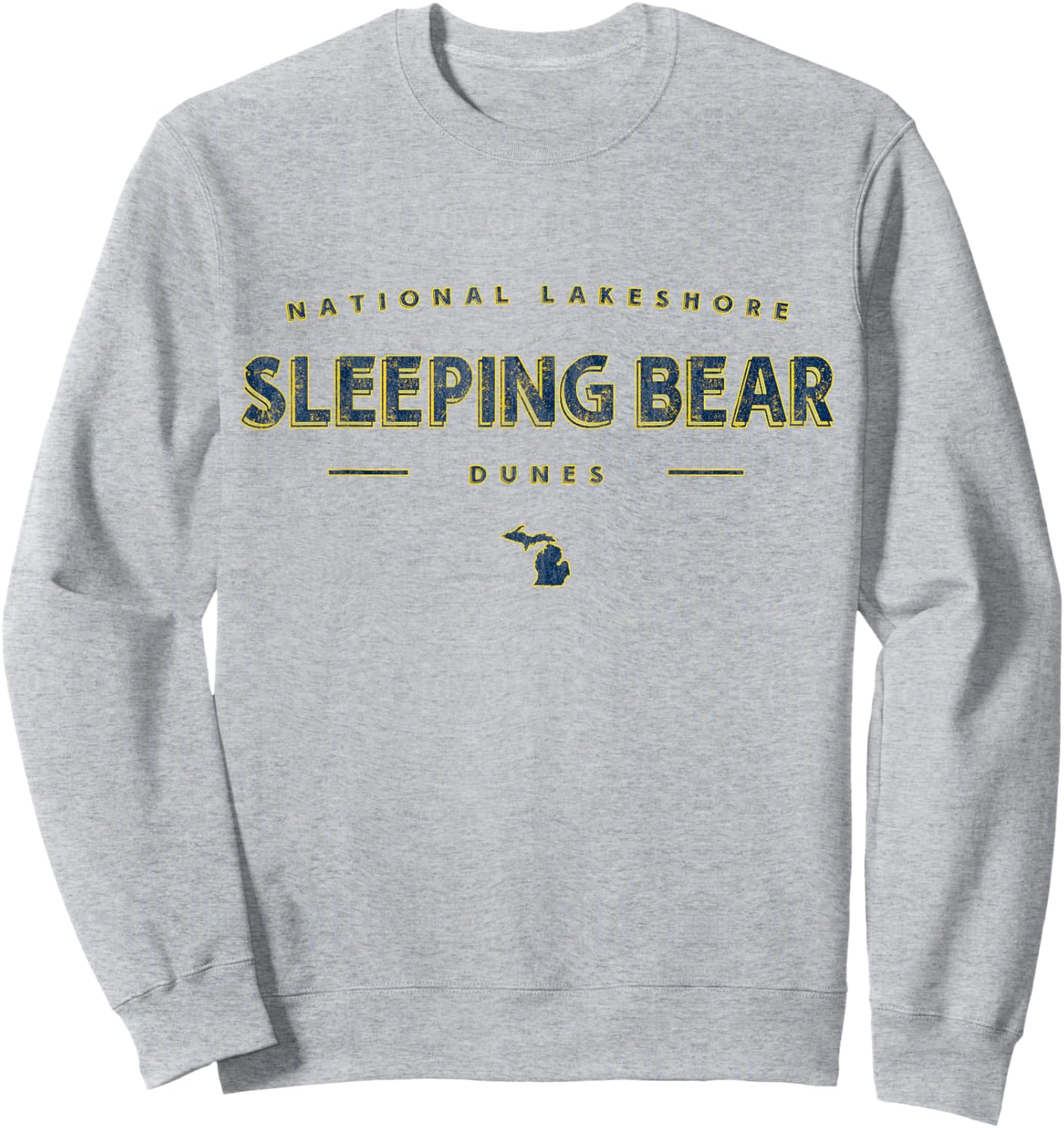 Sleeping Bear Dunes National Lakeshore Michigan Sweatshirt - Sweatshirt | Ash