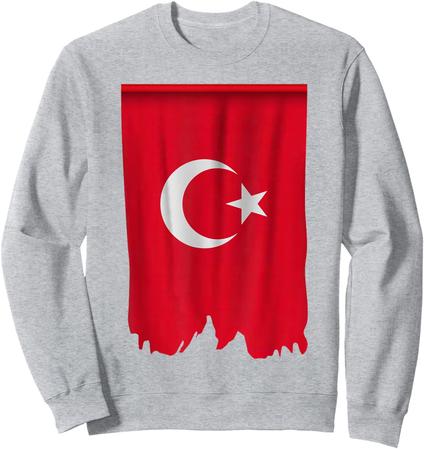 Türkei Flagge Türk Bayragi Herren Türkei Kinder Türkiye Sweatshirt - Sweatshirt | Ash