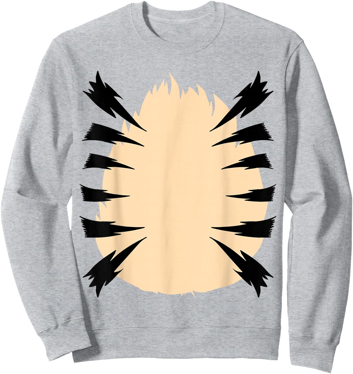 Orange Tiger Halloween costume, Cute Tiger pattern Christmas Sweatshirt - Sweatshirt | Ash