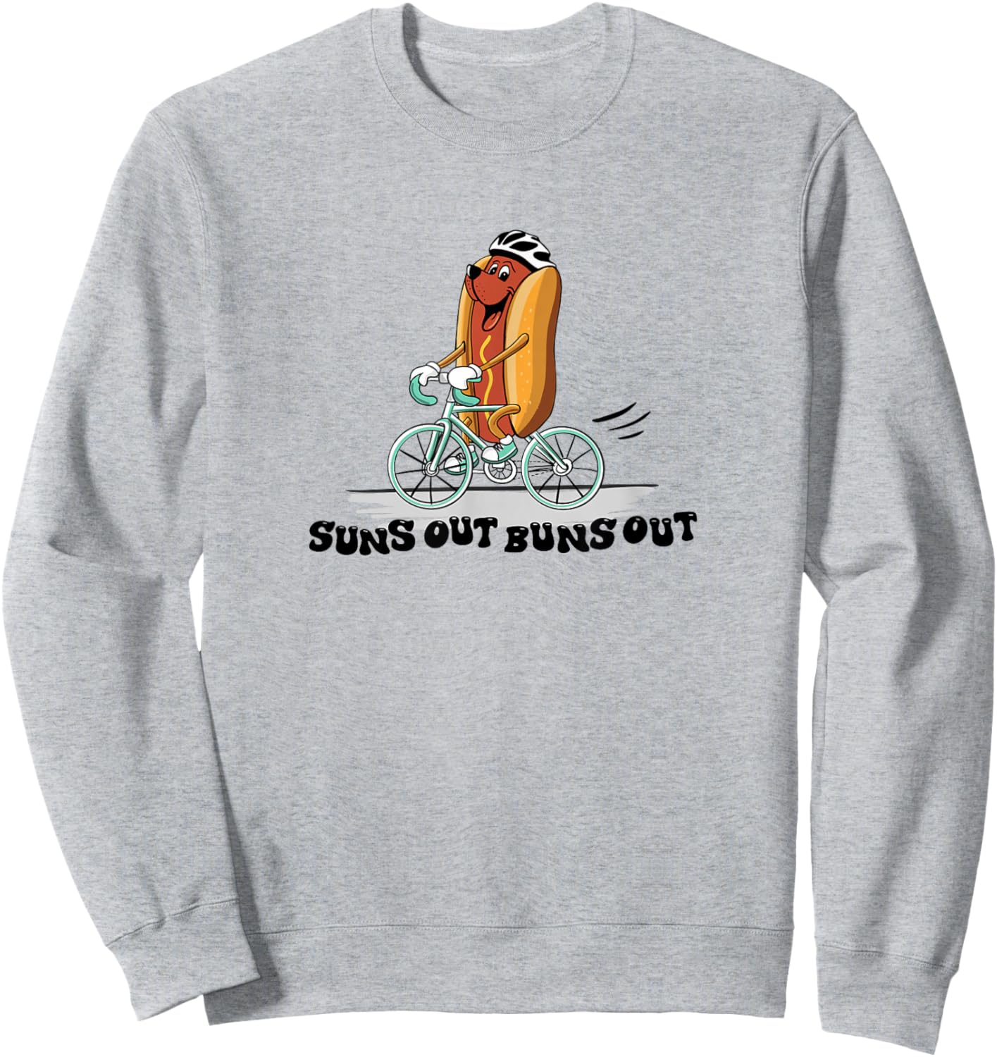 Suns Out, Buns Out Sweatshirt - Sweatshirt | Ash
