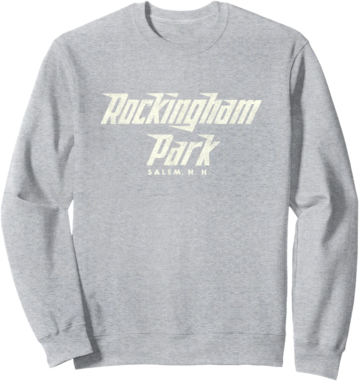 Rockingham Park Retro Horse Racing Vintage Salem, NH Graphic Sweatshirt - Sweatshirt | Ash