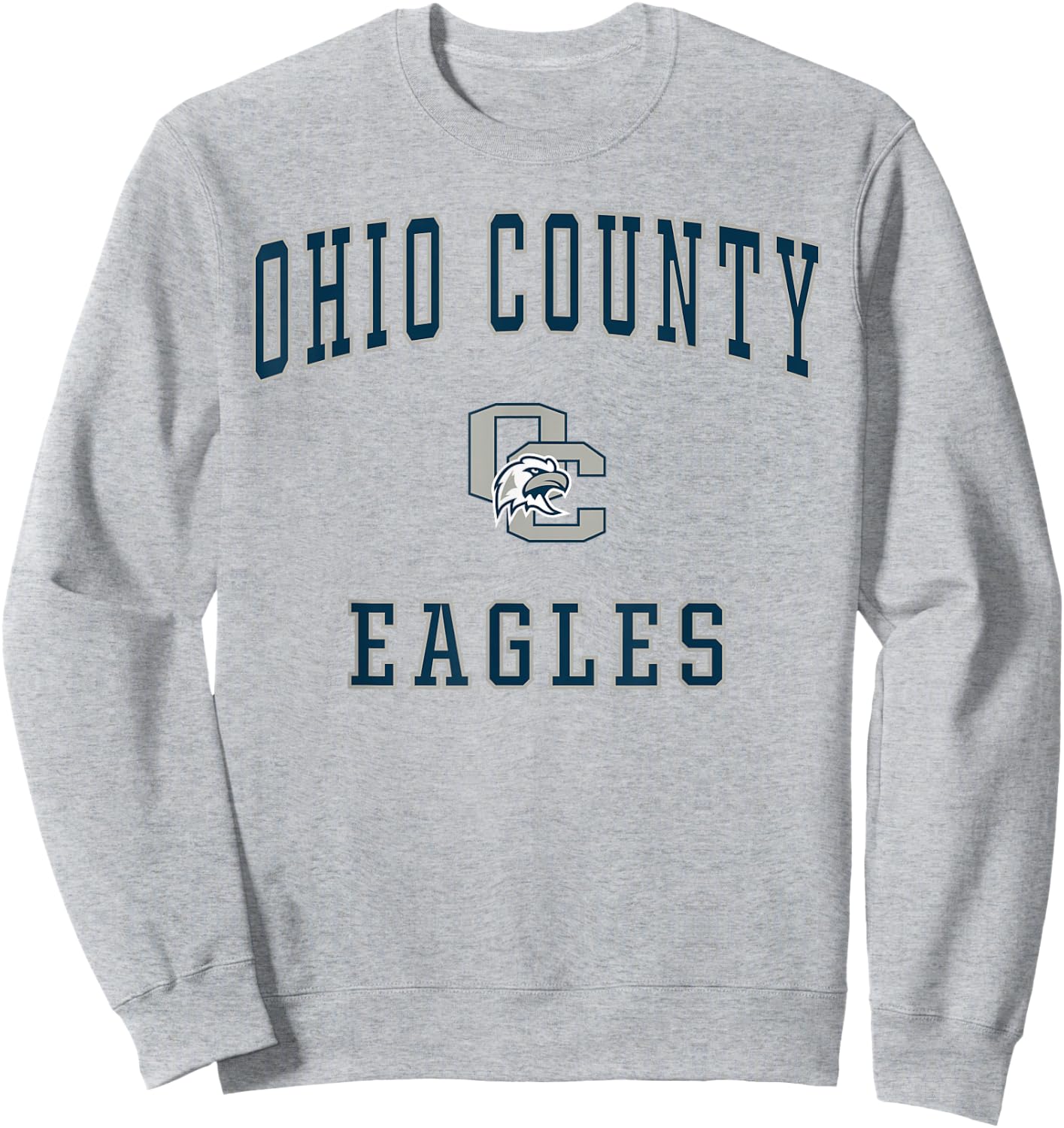 Ohio County High School Eagles Sweatshirt - Sweatshirt | Ash
