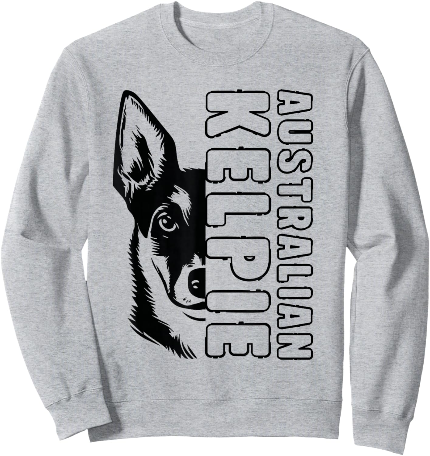 Australian Kelpie Dog Sweatshirt - Sweatshirt | Ash