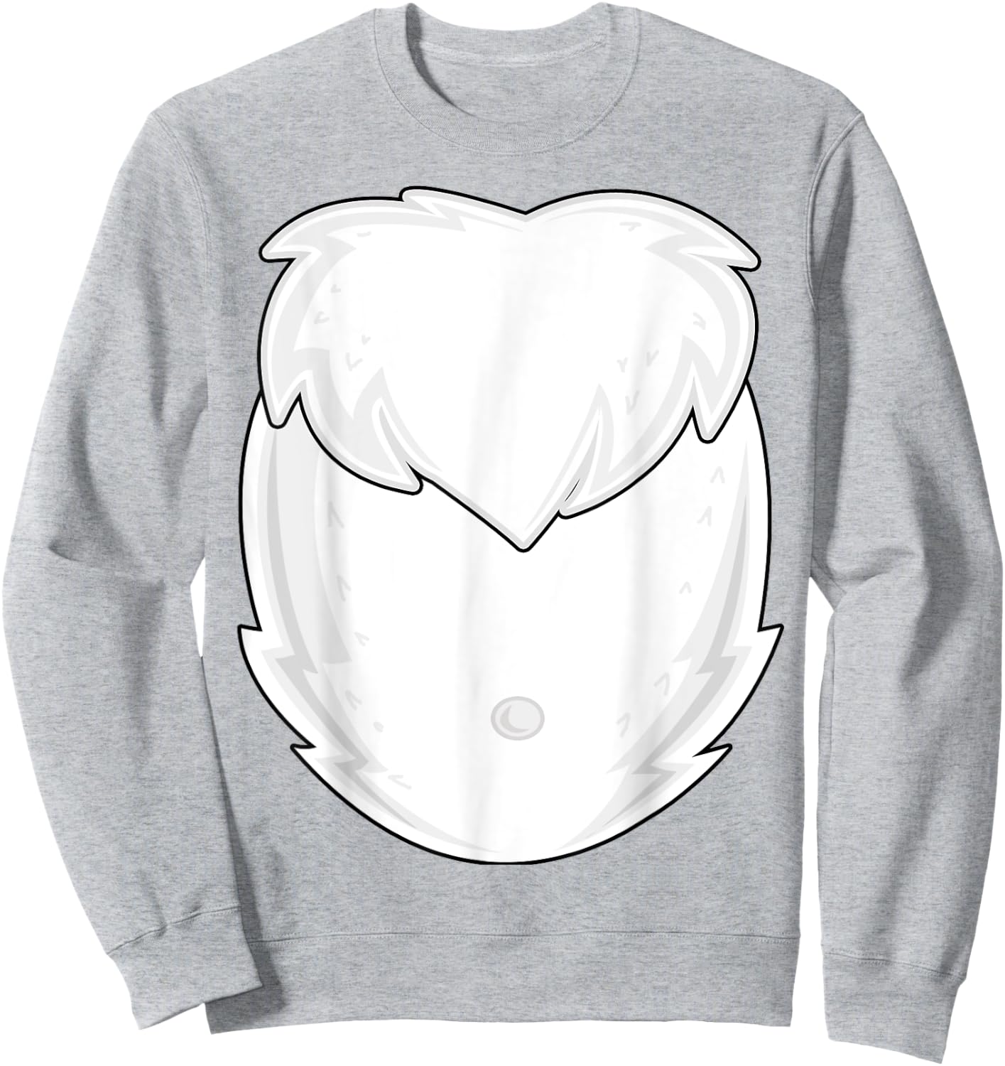 Easter Youth Bunny Costume Youth Easter Shirt Rabbit Belly Sweatshirt - Sweatshirt | Ash