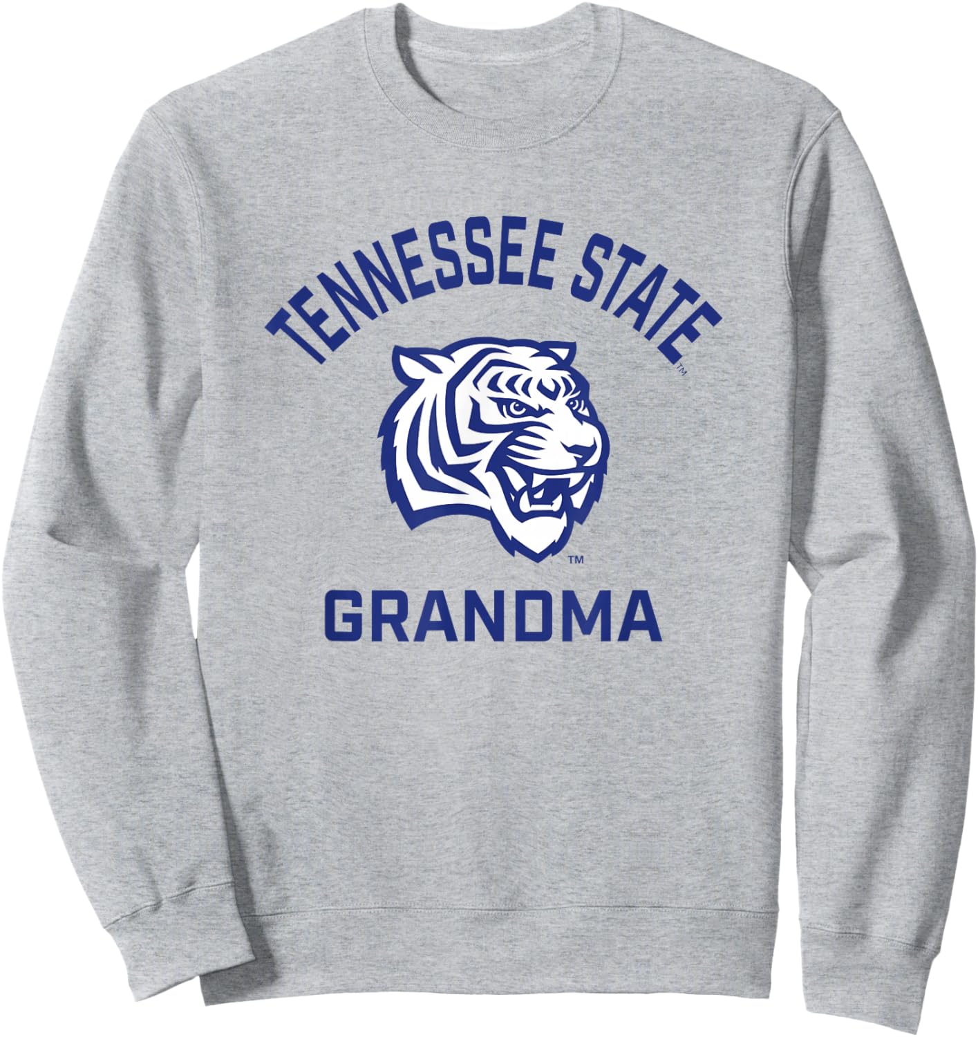 Tennessee State University TSU Tigers Arched Grandma Sweatshirt - Sweatshirt | Ash