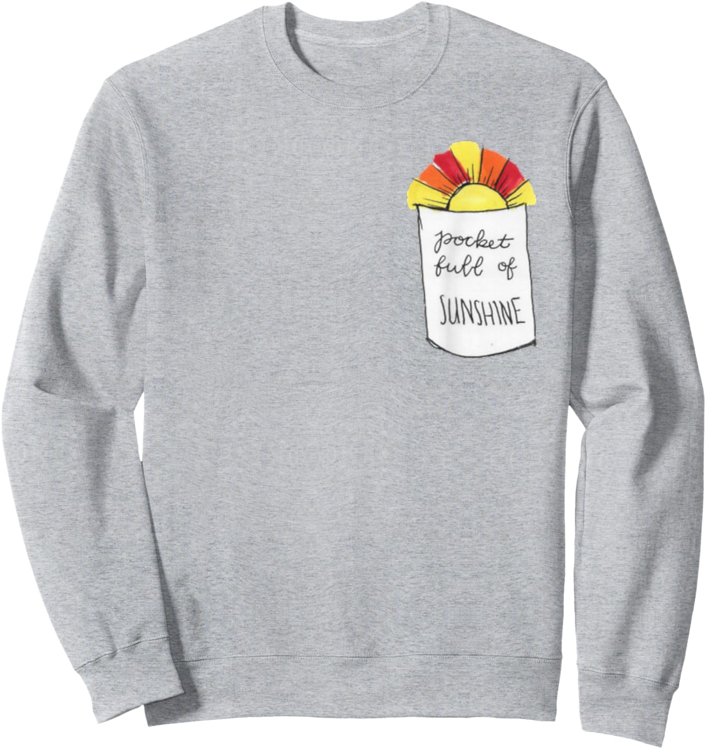 Pocket Full of Sunshine Sweatshirt - Sweatshirt | Ash